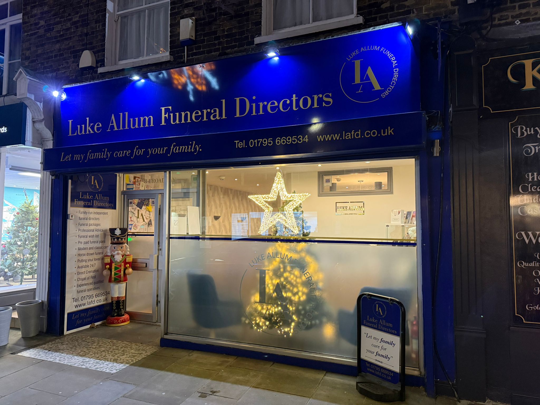 The five-feet-tall nutcracker statue