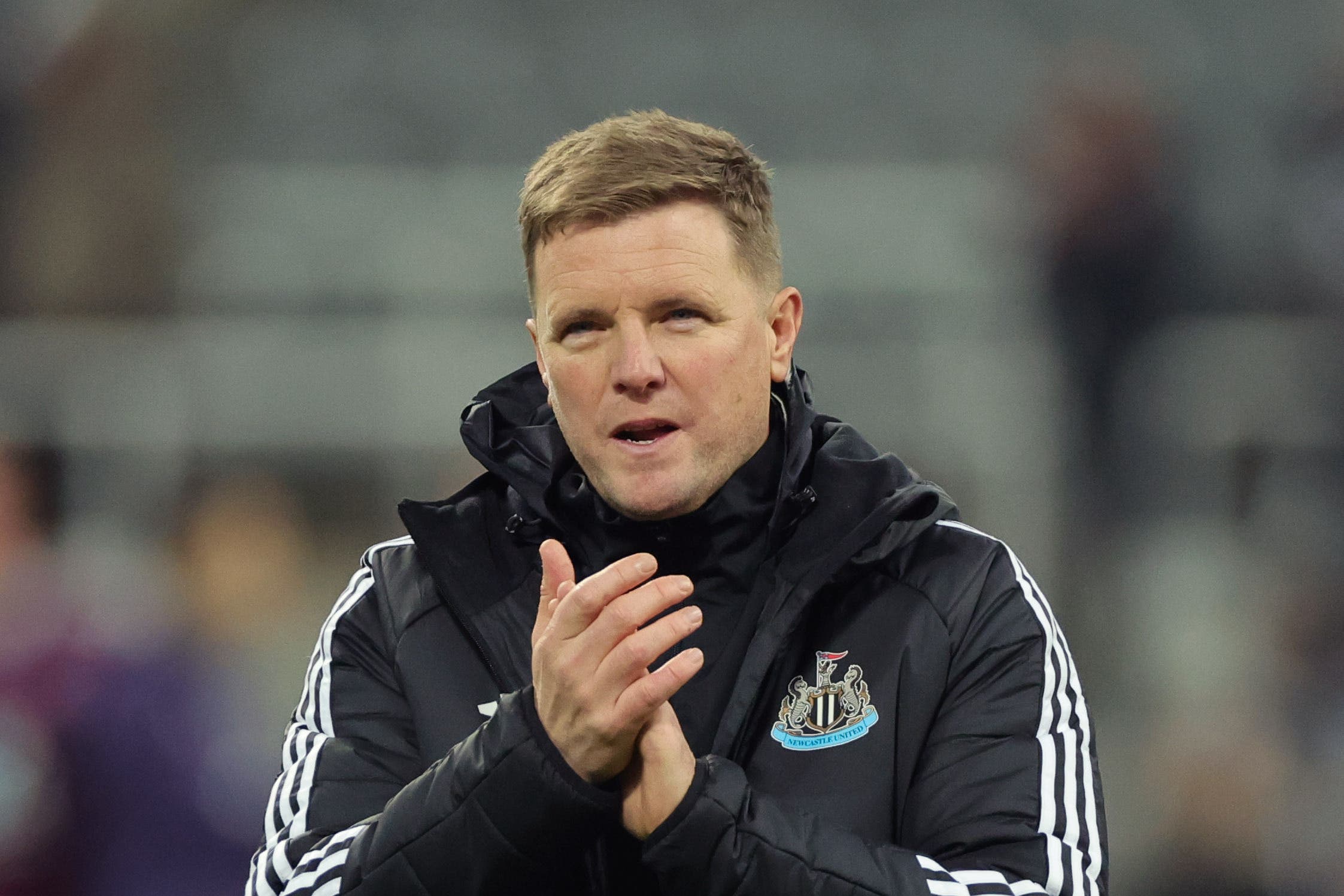 Newcastle head coach Eddie Howe was left with food for thought after a difficult ending to Saturday’s 2-1 Premier League victory over Burnley (Steve Welsh/PA)