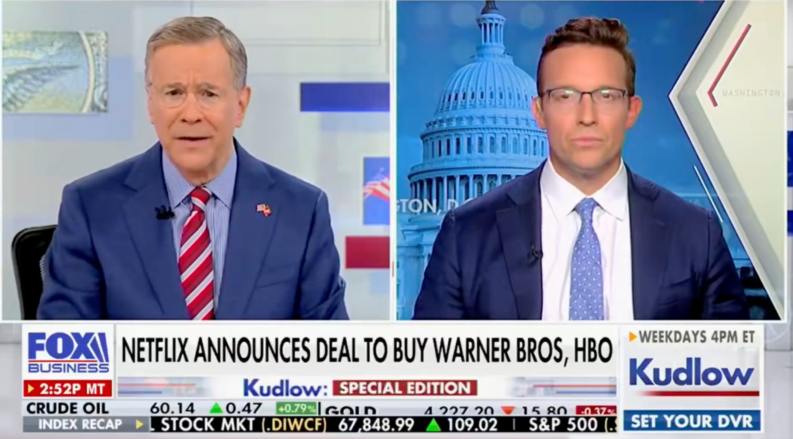 Benny Johnson bizarrely claimed that the Obamas and “DNC mega-donors” would gain control of Batman if the deal went through.