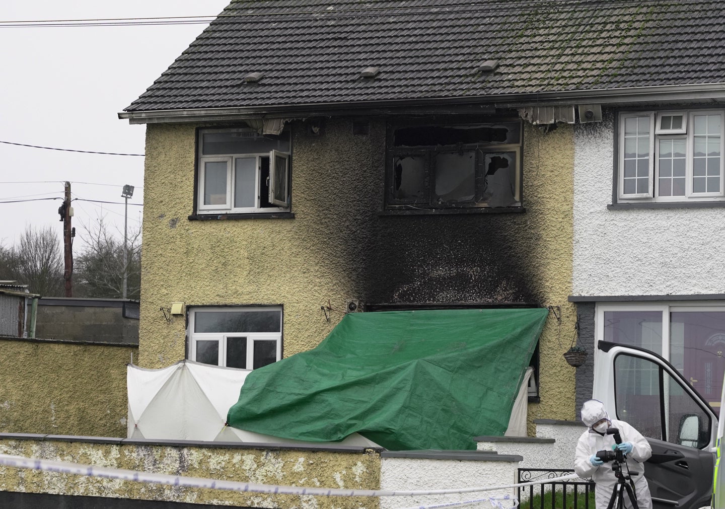 Two people died in the house fire, gardai said