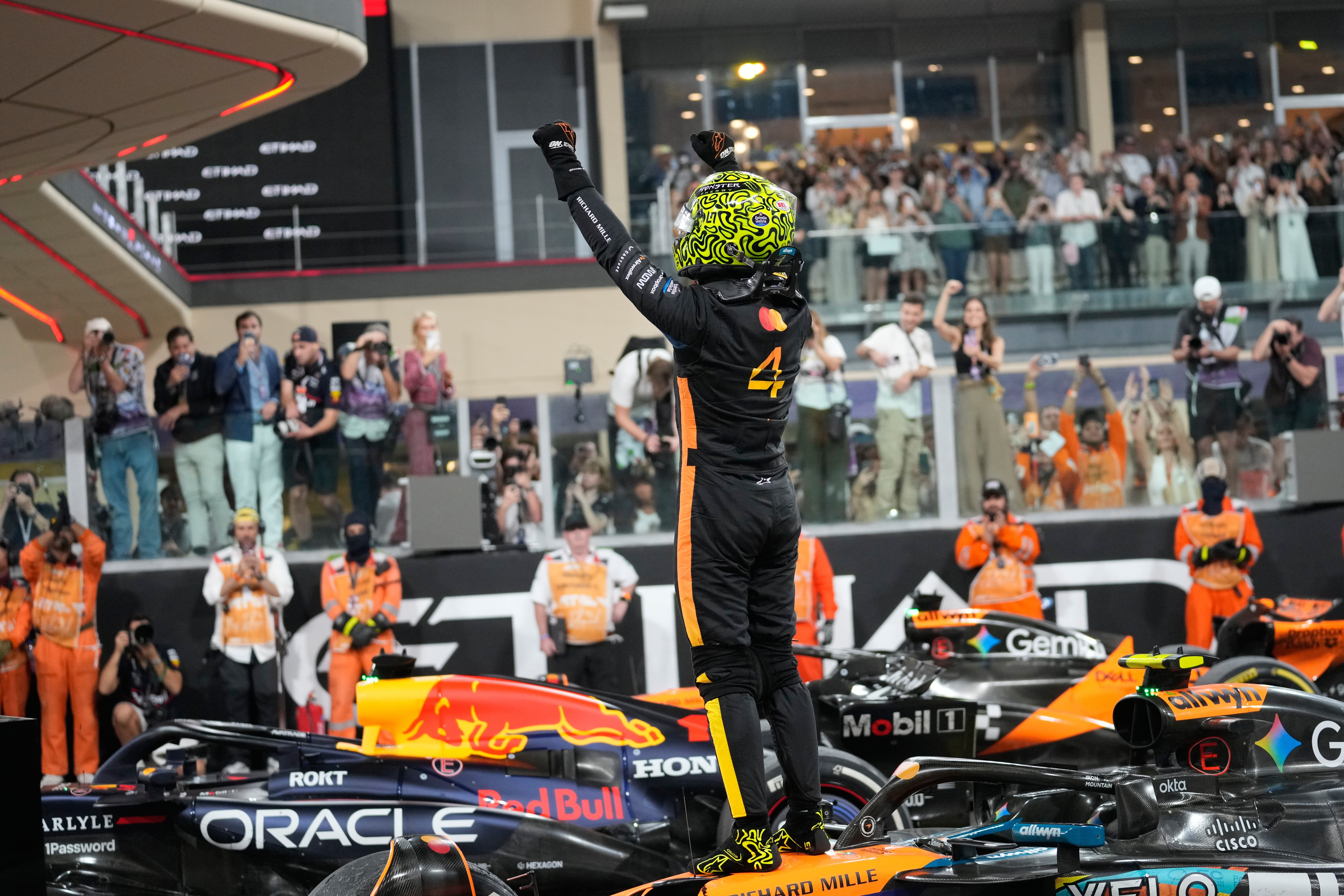 Lando Norris has won the F1 world title