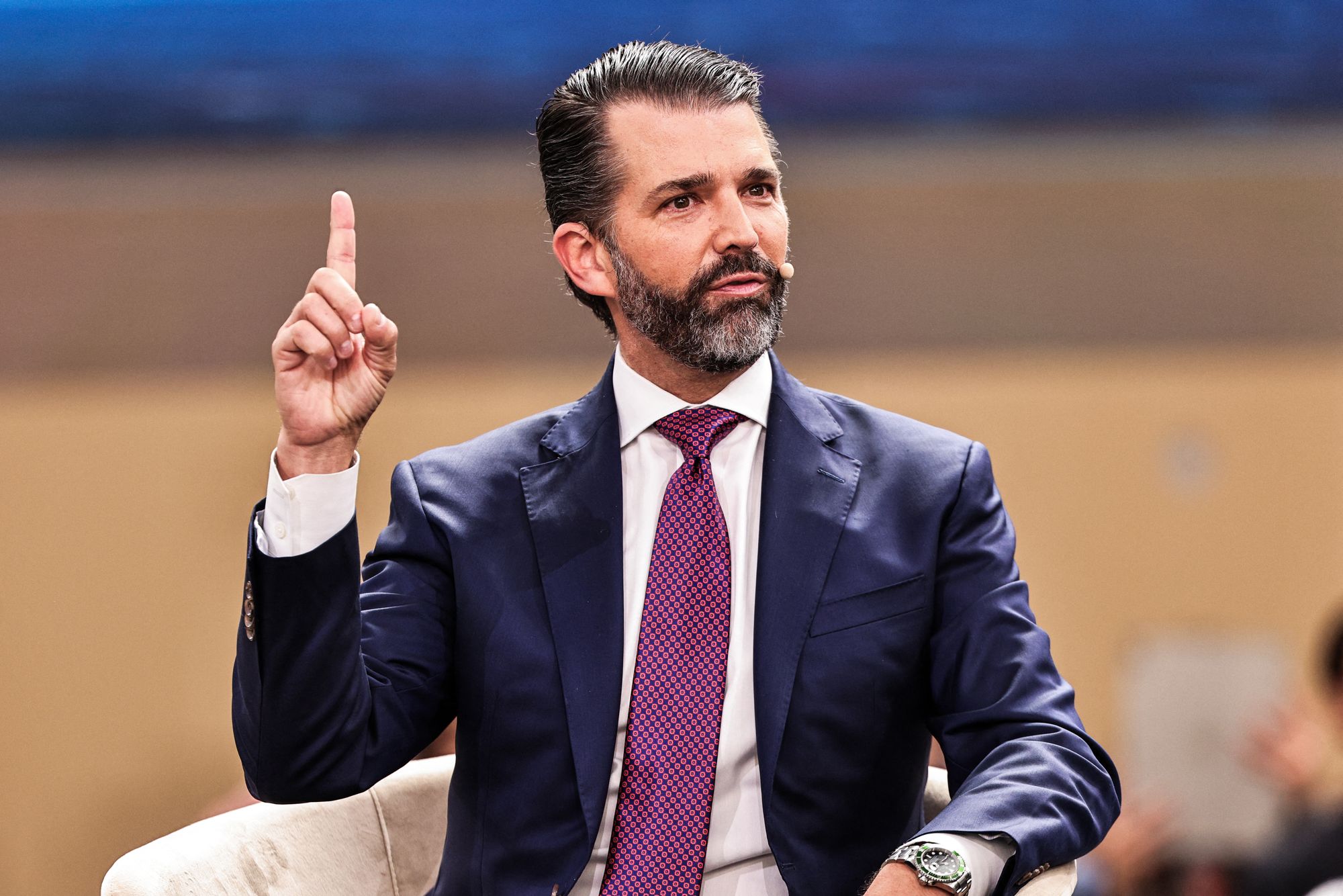 On Sunday Donald Trump Jr said the president may walk away from the peace process altogether