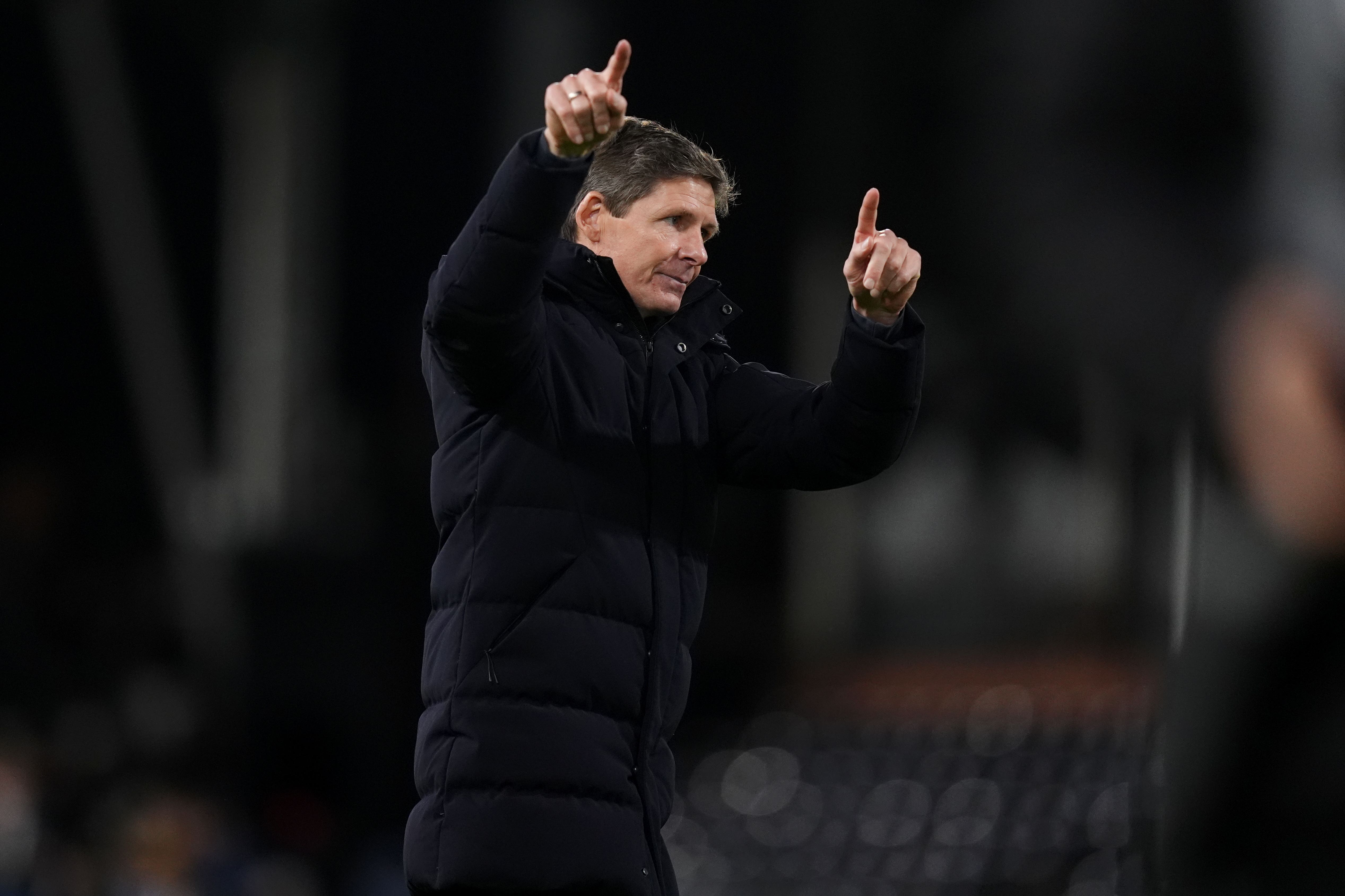 Crystal Palace manager Oliver Glasner has downplayed his side’s lofty position in the league after beating Fulham (John Walton/PA)