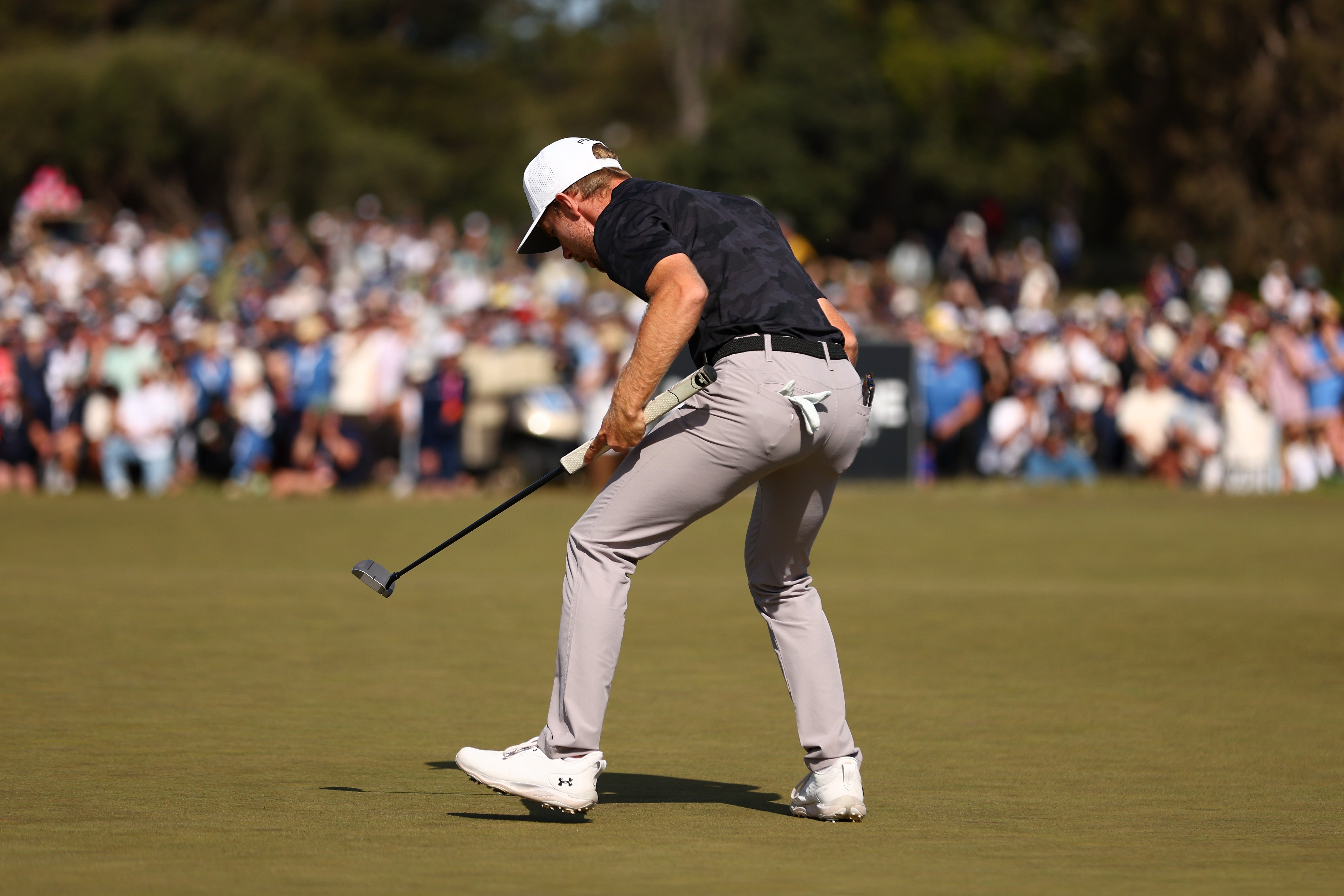 Rasmus Neergaard-Petersen made a crucial putt at the last