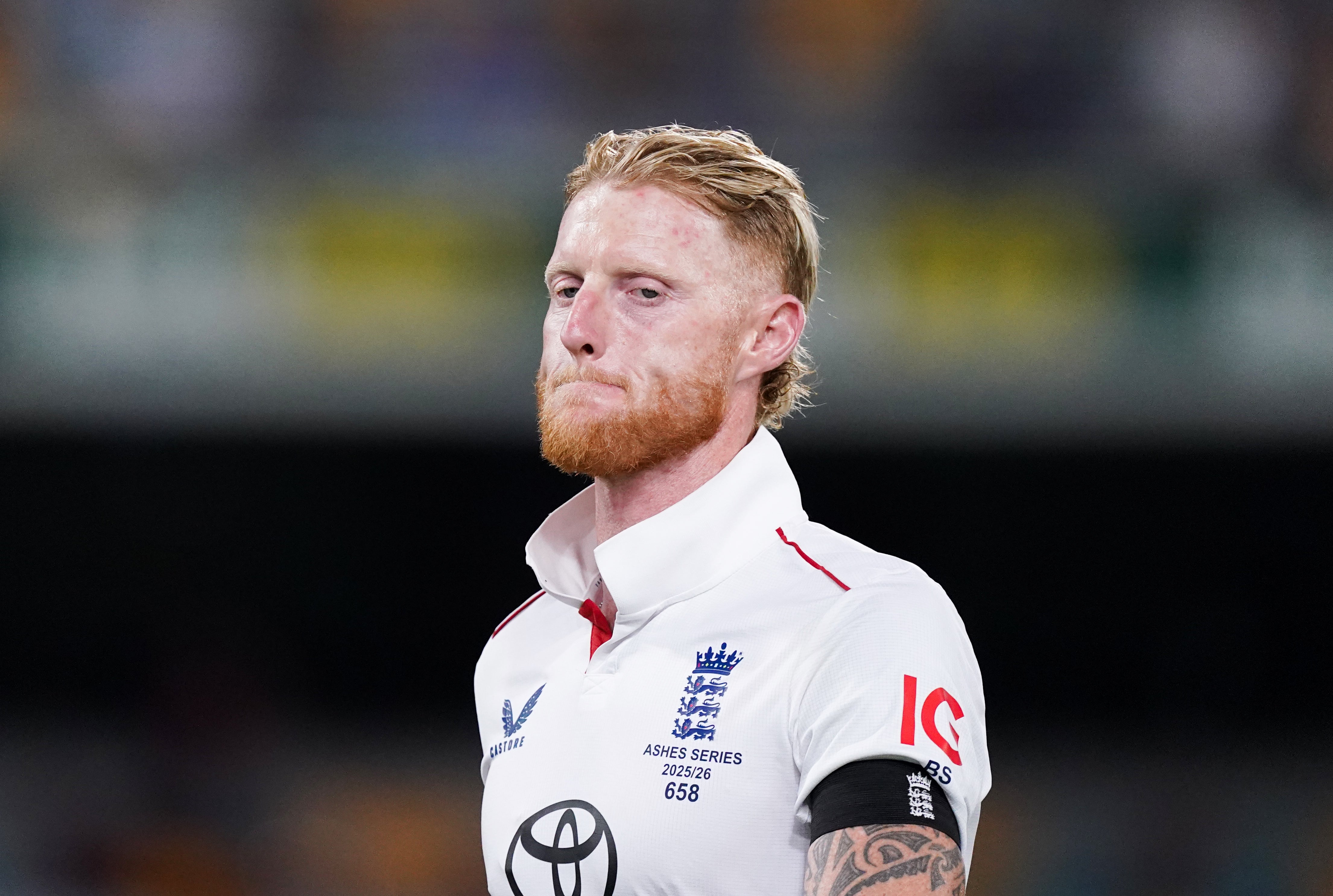 Ben Stokes cut a frustrated figure after England’s defeat