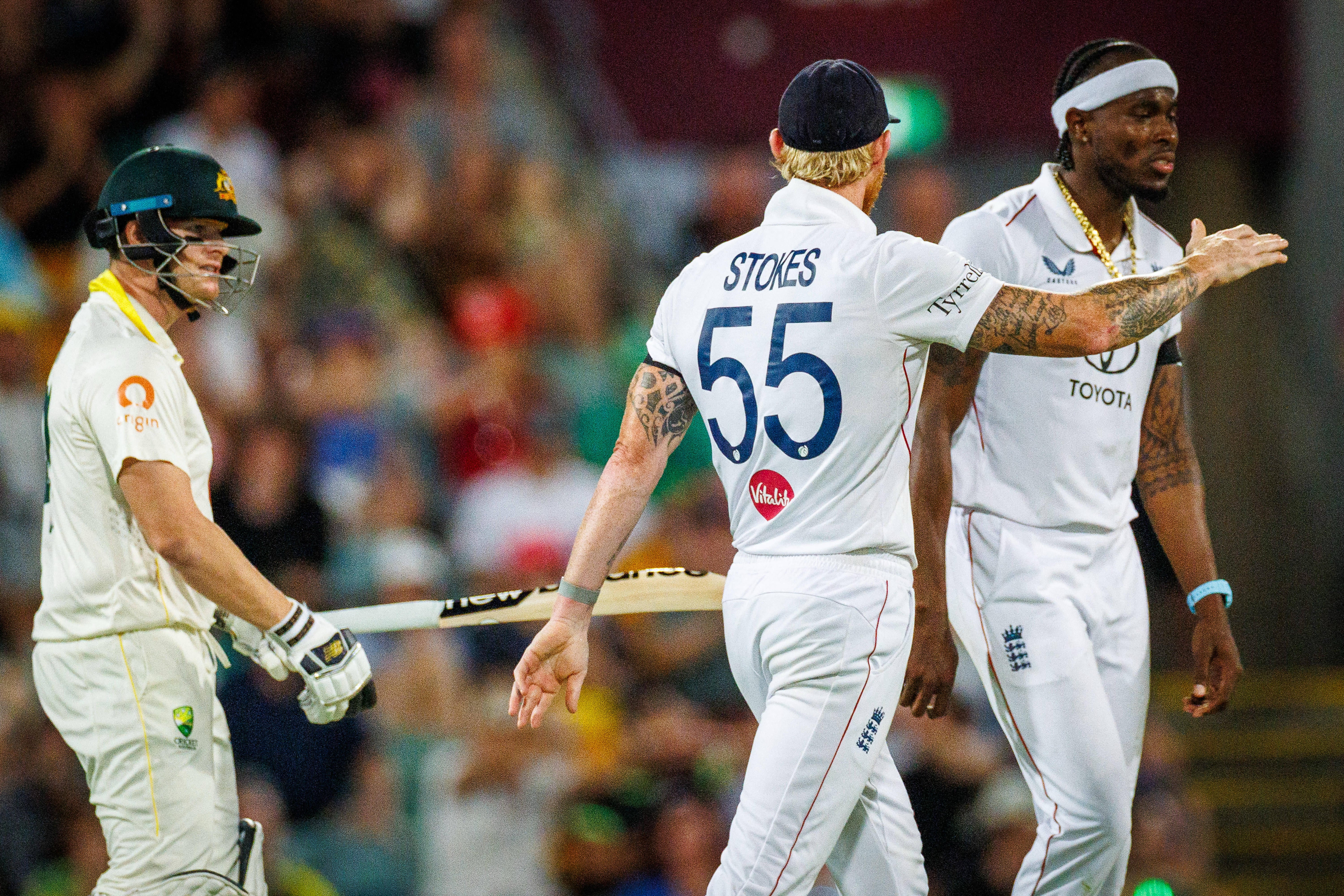 Ben Stokes came to his bowler's defence in Brisbane