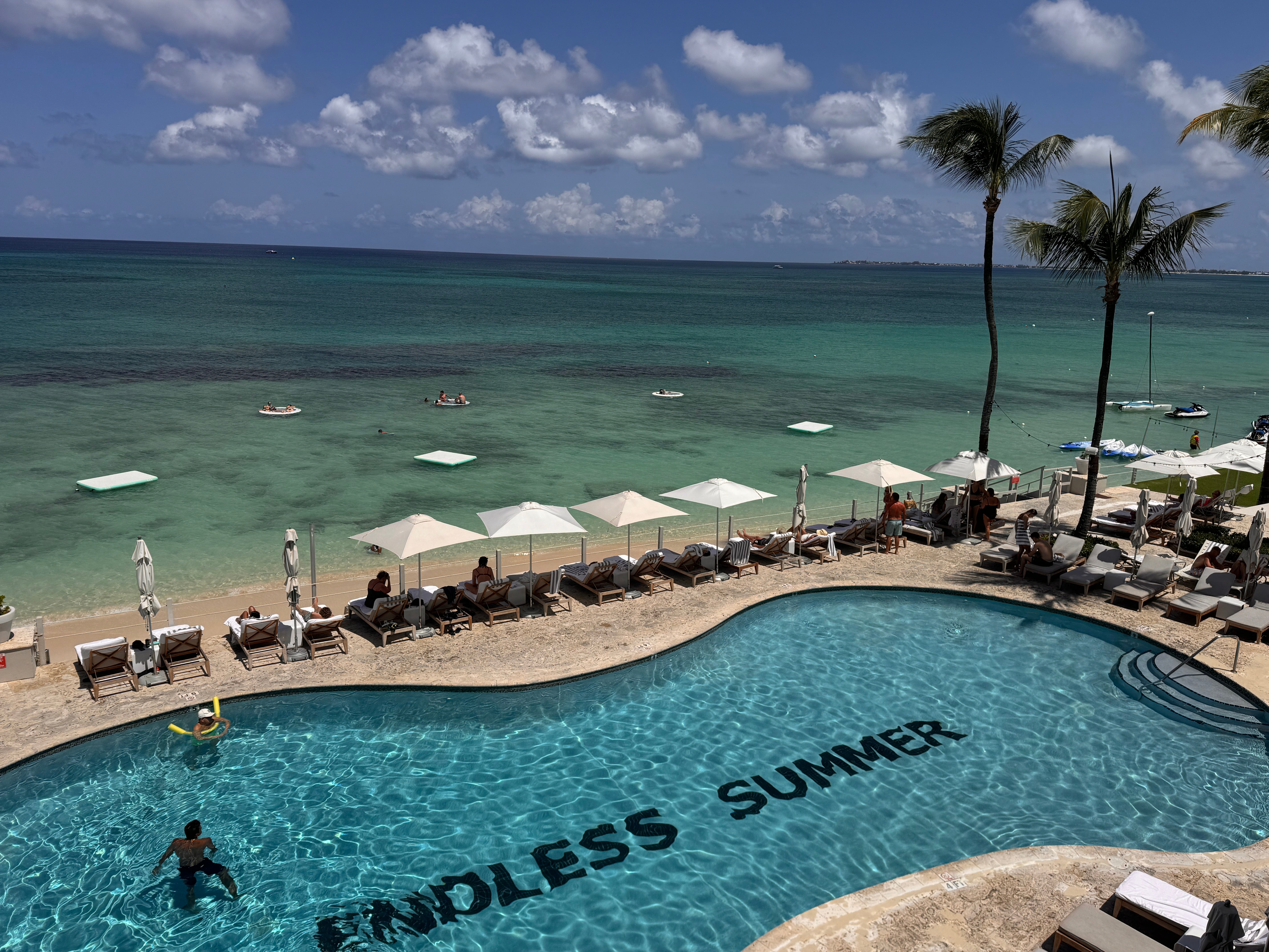 There is an increasing abundance of decent accommodation on Grand Cayman, says Robin, such as the 'excellent' Grand Cayman Marriott Resort, pictured