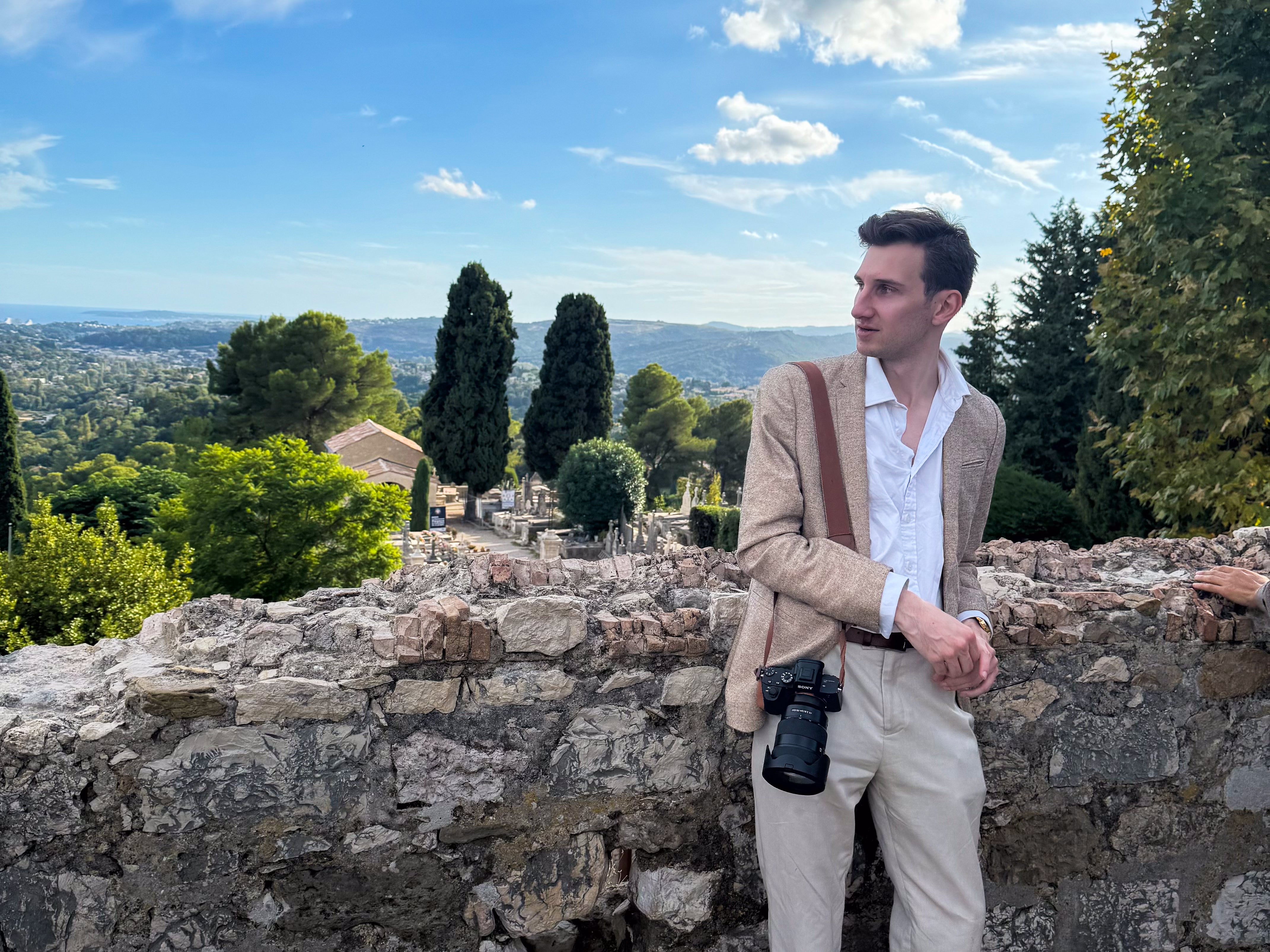 Henry found new and exciting artworks in Saint-Paul-de-Vence