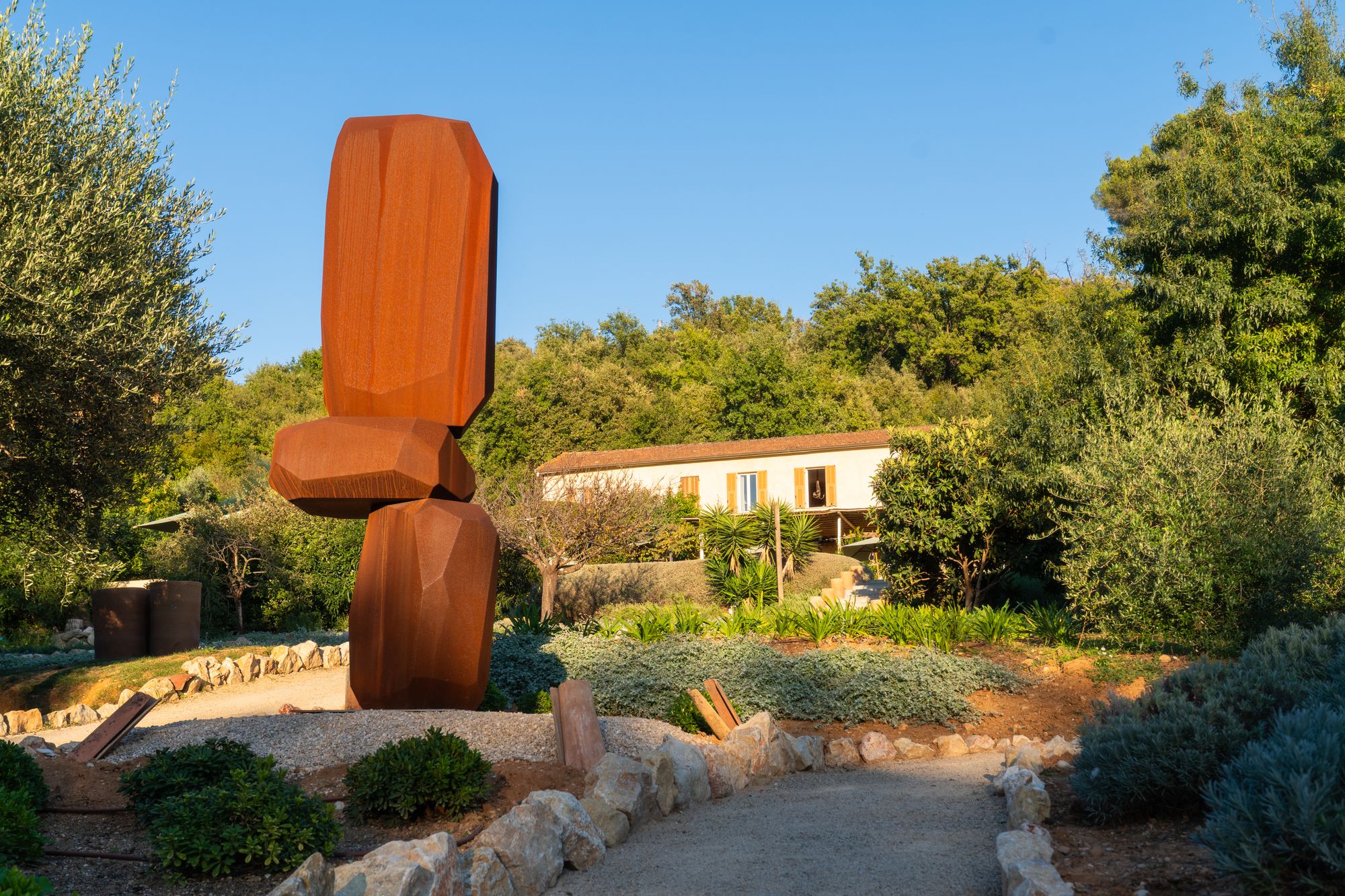 The Toile Blanche hotel is dotted with artworks, many borrowed from the town’s galleries