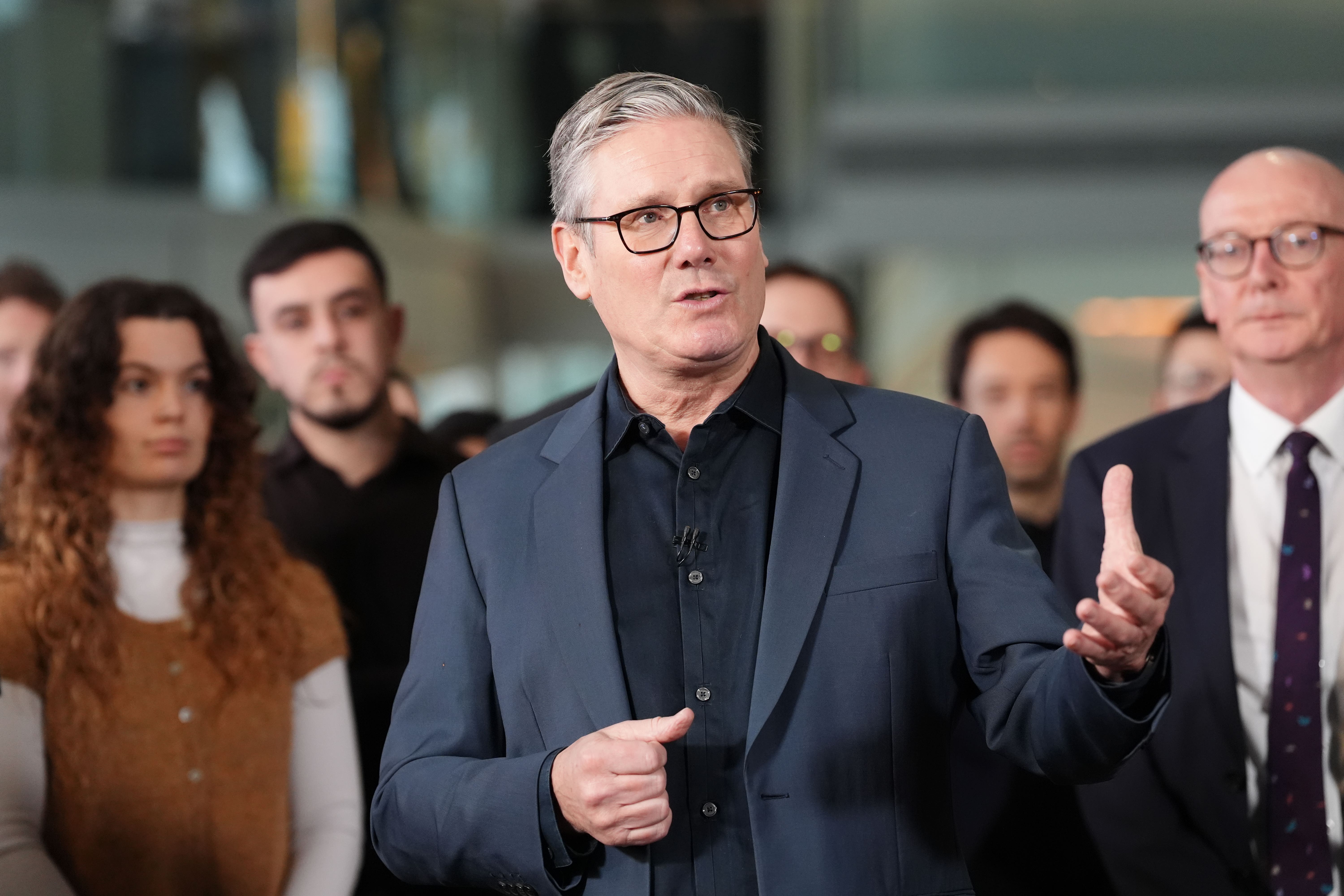 Prime Minister Sir Keir Starmer will discuss the peace plan with the Ukrainian leader (PA)