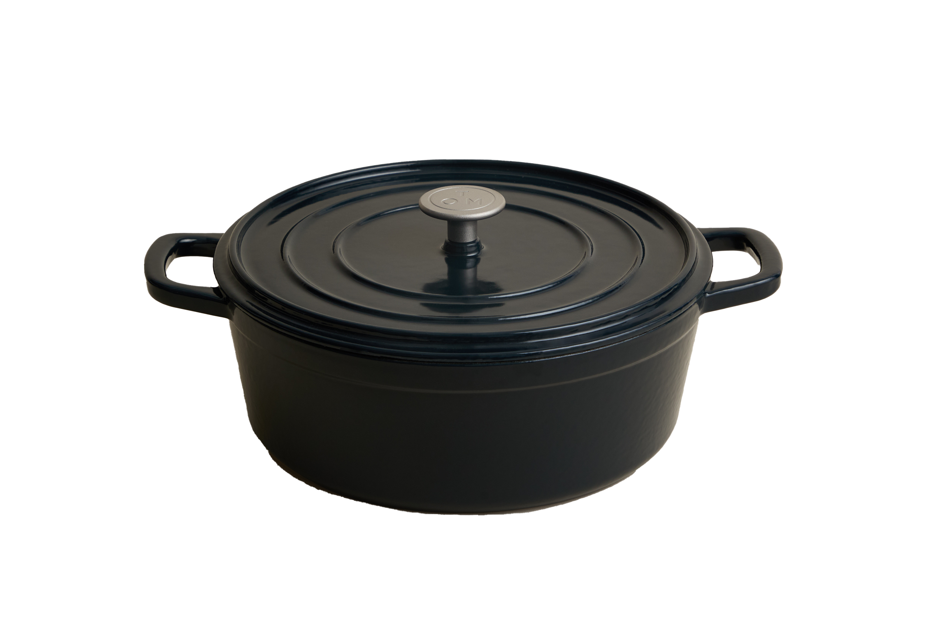 M&S x Tom Kerridge cast iron shallow blue casserole dish indybest review