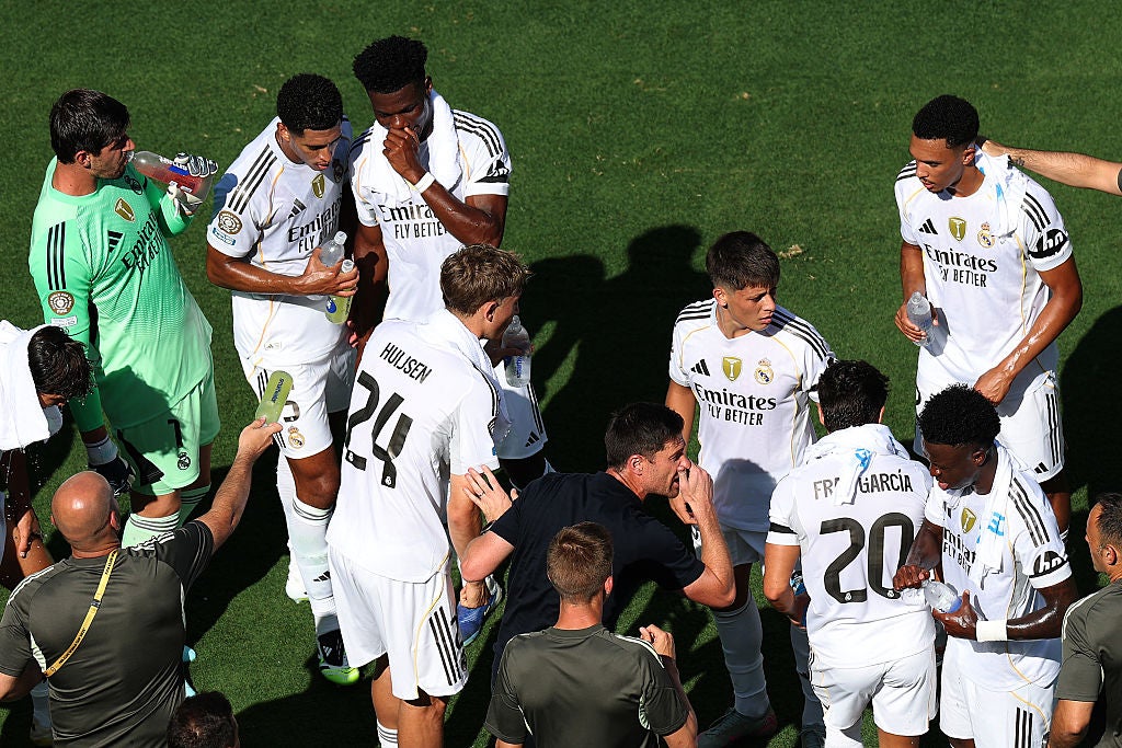 Several matches at the summer's Club World Cup required similar hydration breaks for players