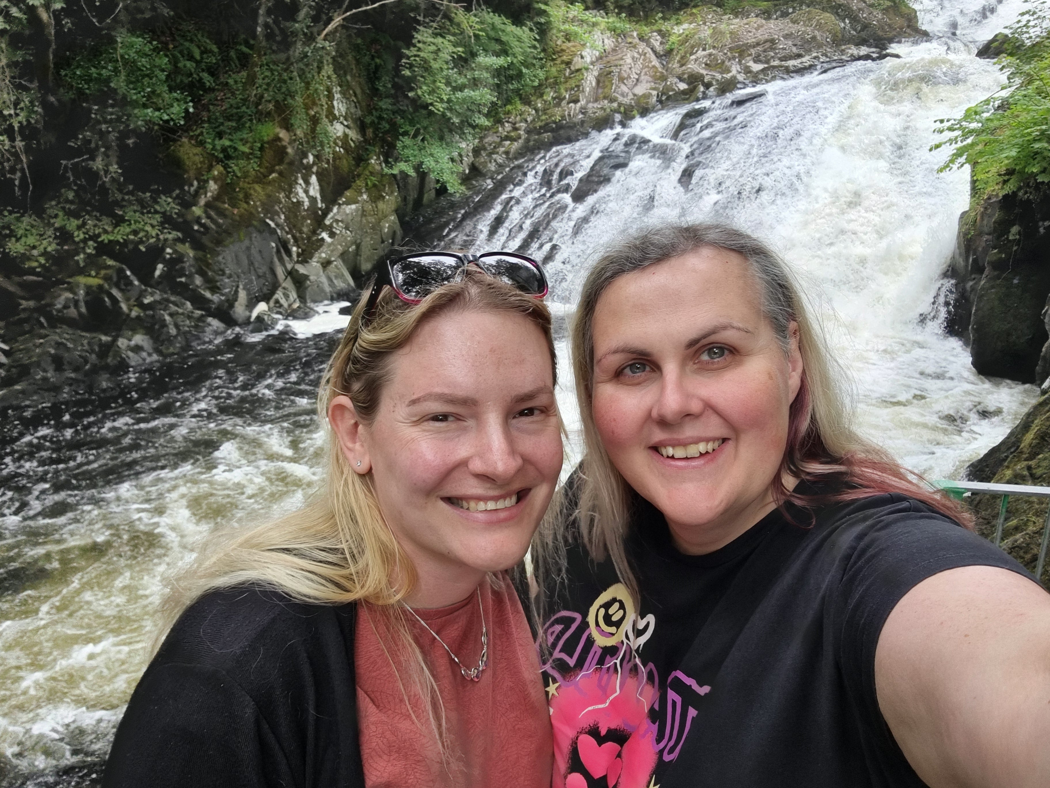 Chris Northwood, left, and her fiancée have considered leaving the country