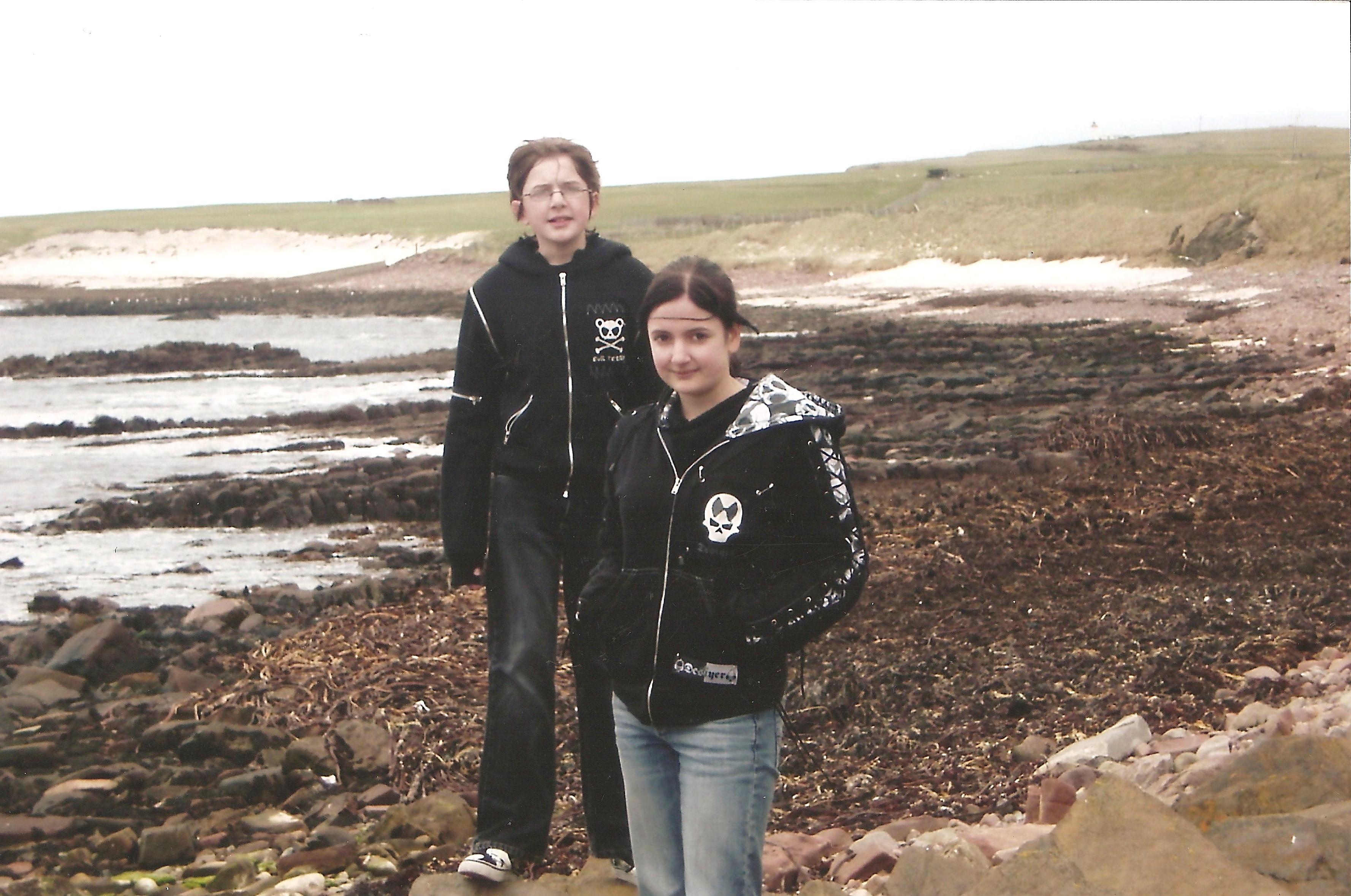 Andrew’s best friend was his older sister Charlotte