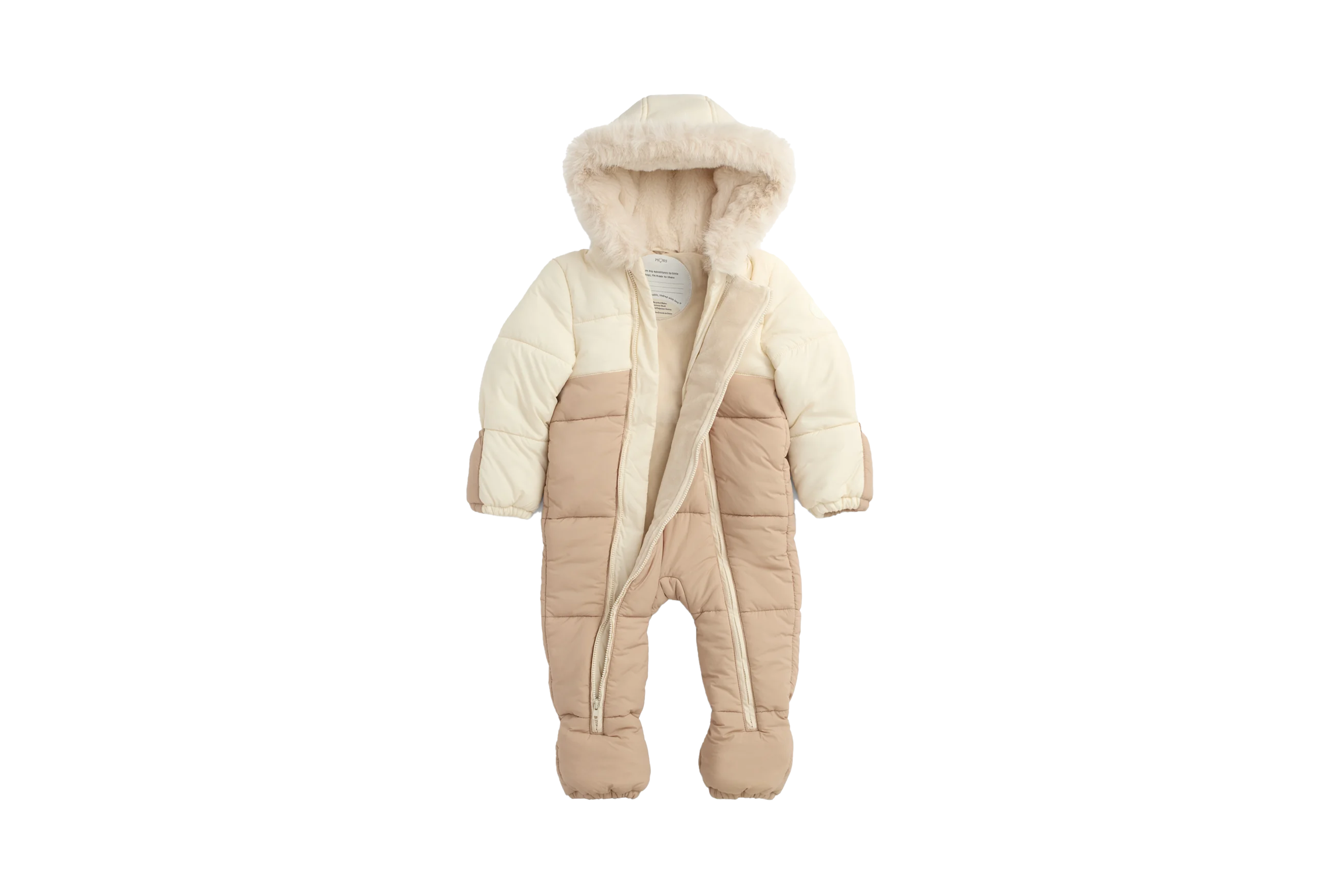 best baby snowsuit indybest review Mori recycled padded snowsuit