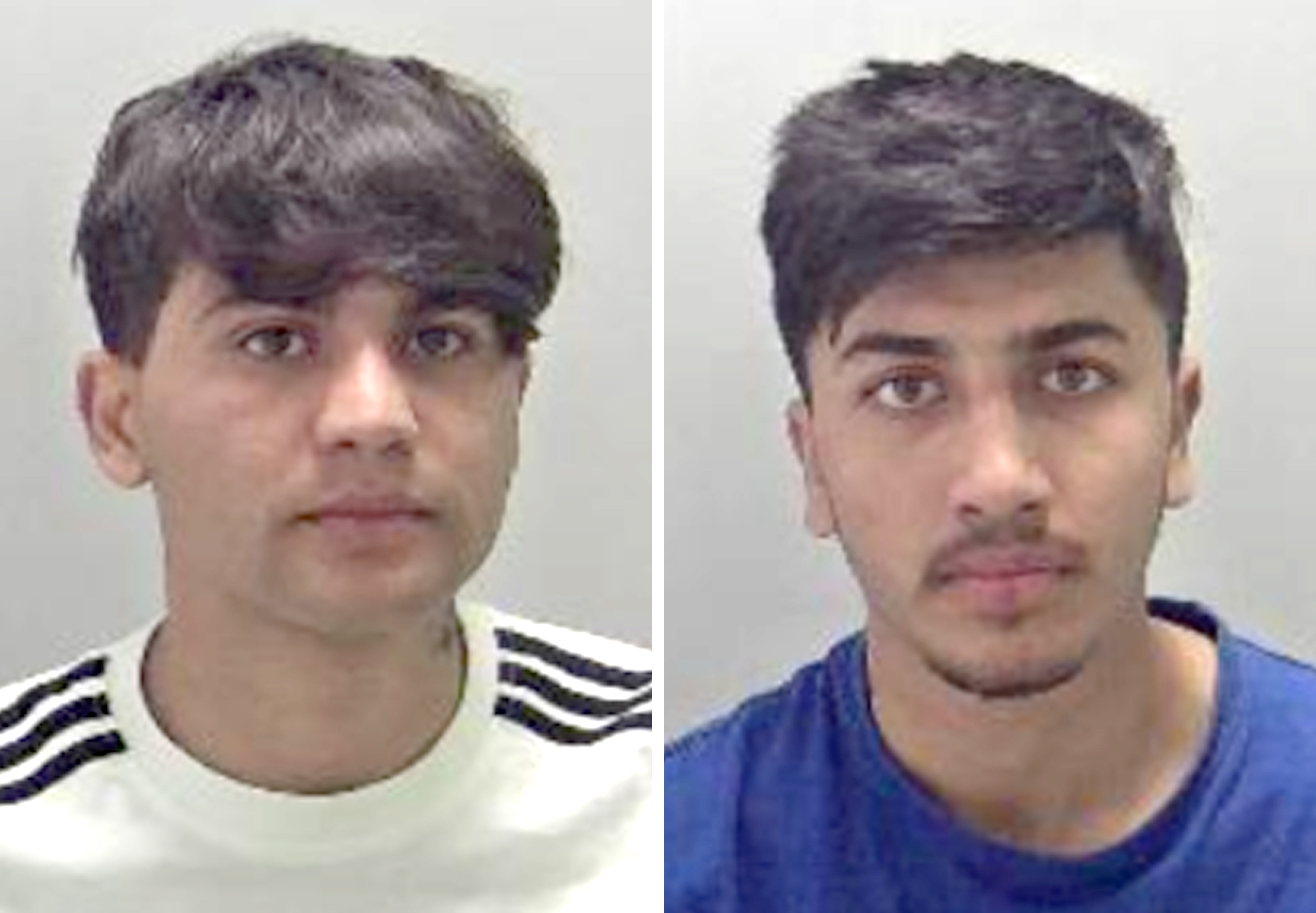 Jan Jahanzeb (left) and Israr Niazal were jailed at Warwick Crown Court on Monday