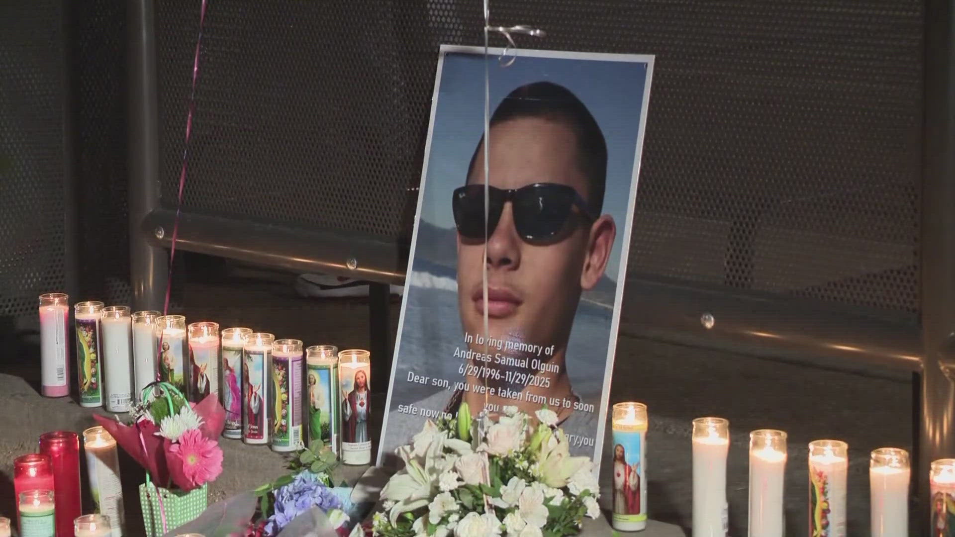 Os detetives disseram que Cordova Torres matou Marcus Adams, de 45 anos, dias antes de ele atirar e matar Alguin.