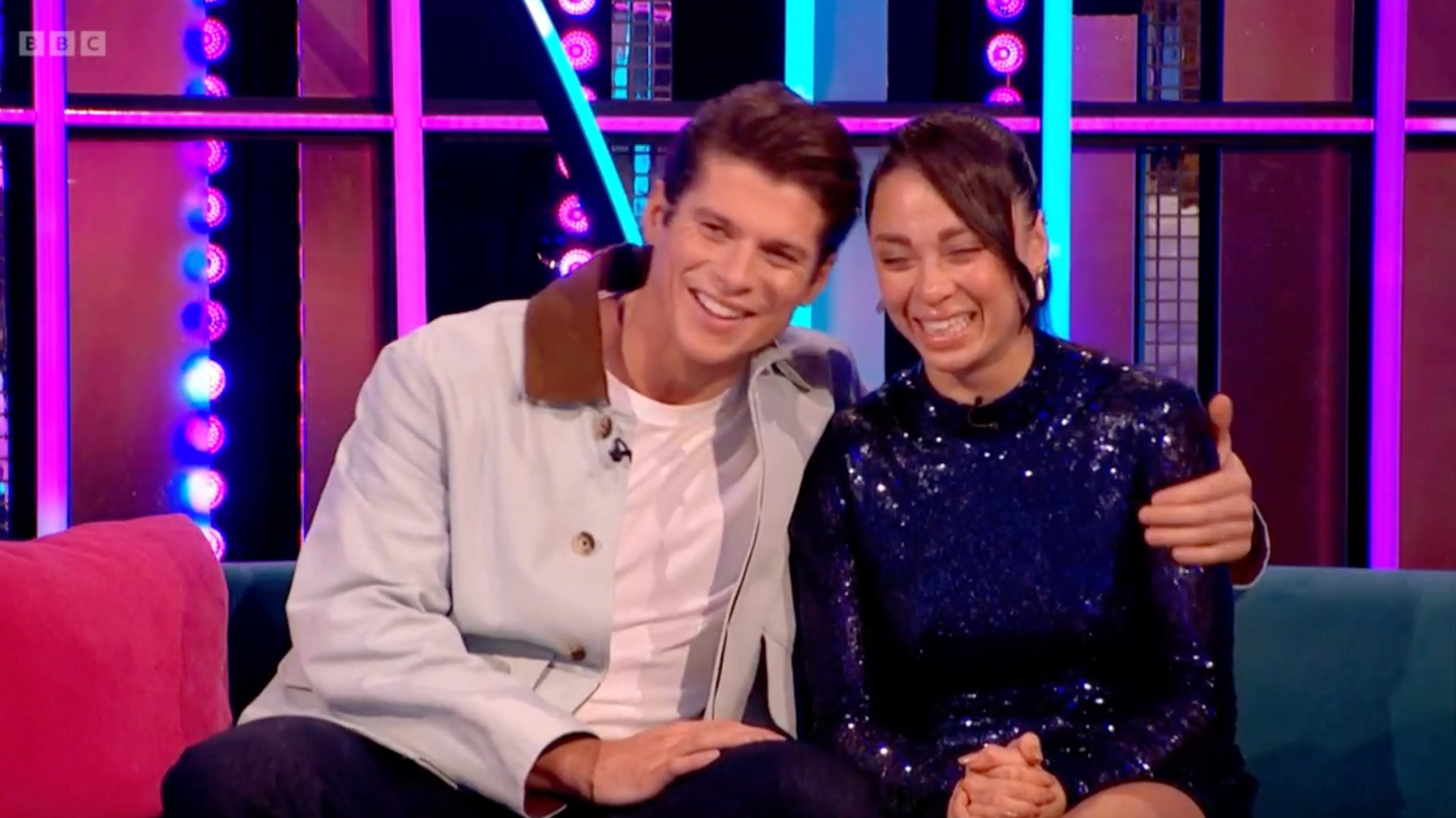 Lewis and Katya spoke about their experience on Strictly’s sister show ‘It Takes Two’
