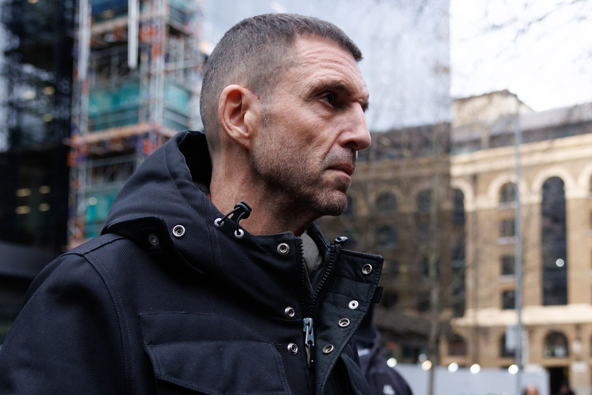 Tim Westwood arrives at Southwark Crown Court on Monday