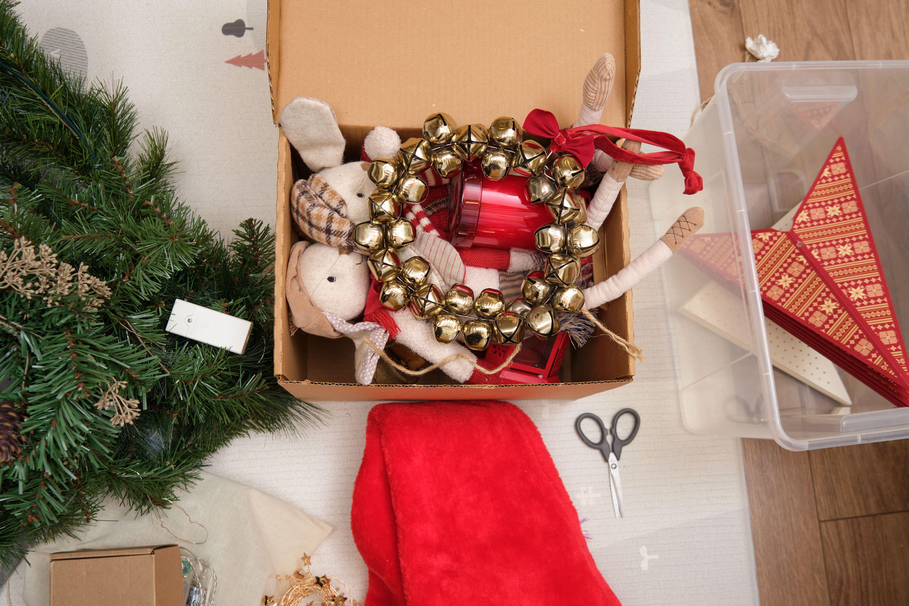 From tackling tree decorations to decluttering the kitchen, now’s the time to spruce up your space (Alamy/PA)