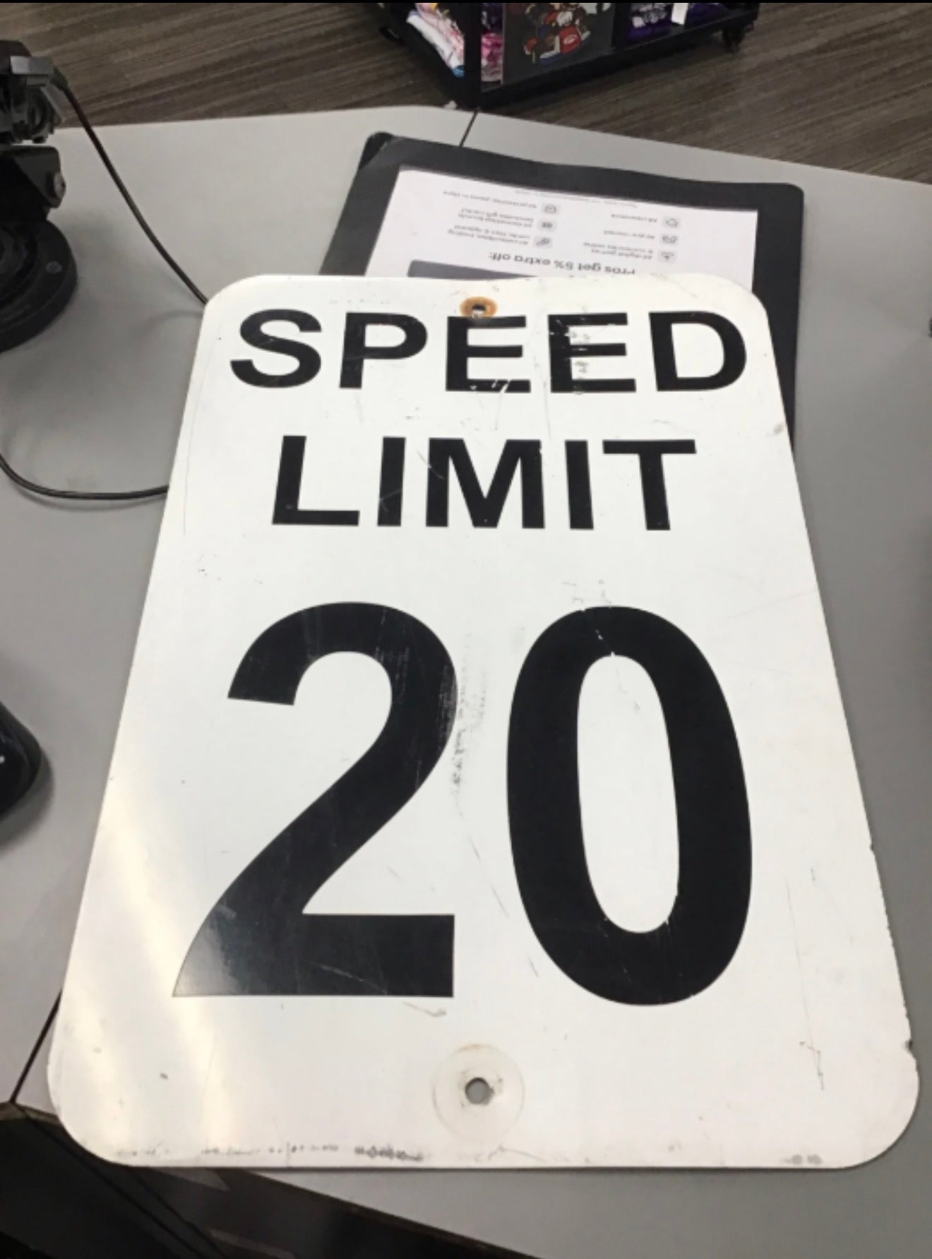 Going above 20mph inside a GameStop would seem to be inadvisable