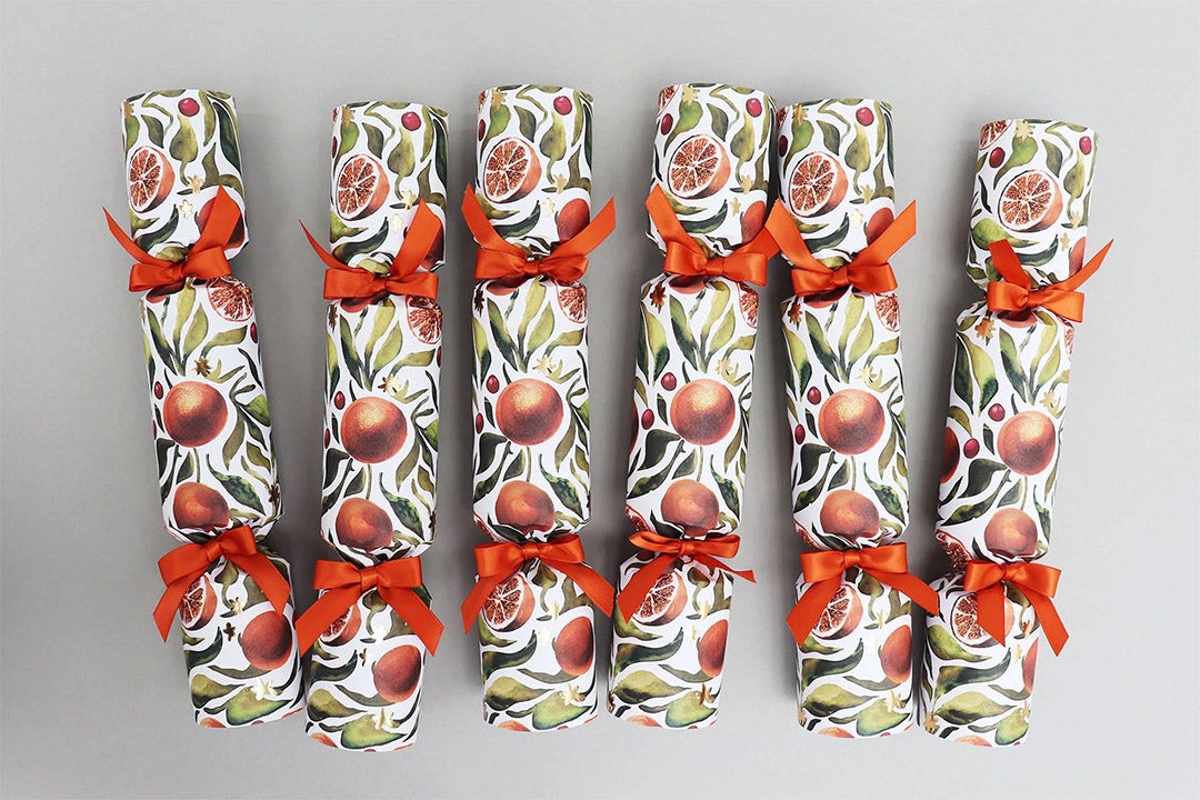Nancy & Betty clementine luxury Christmas crackers
