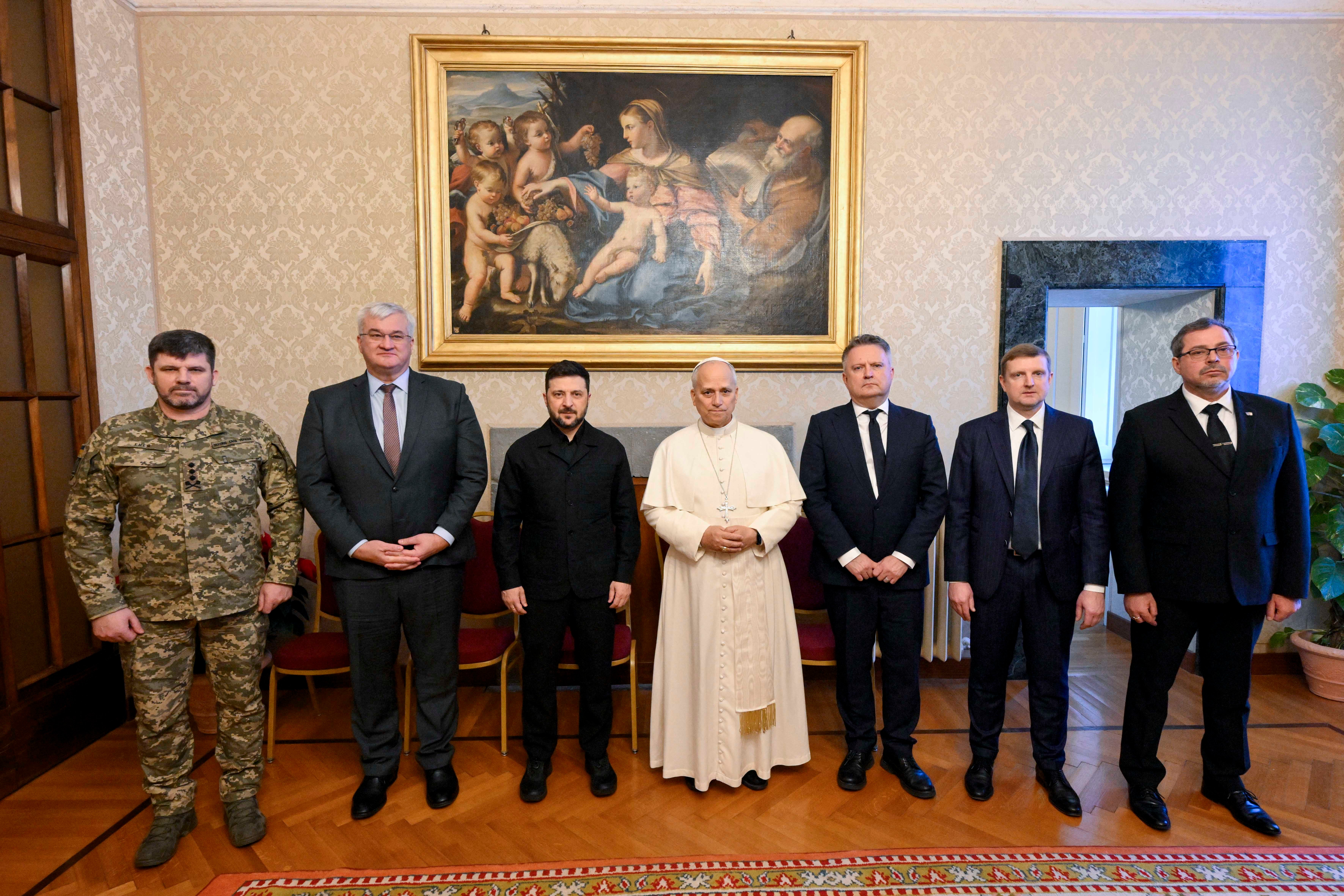 Zelensky has said there are three documents in the peace agreement being discussed with U.S. and European partners.