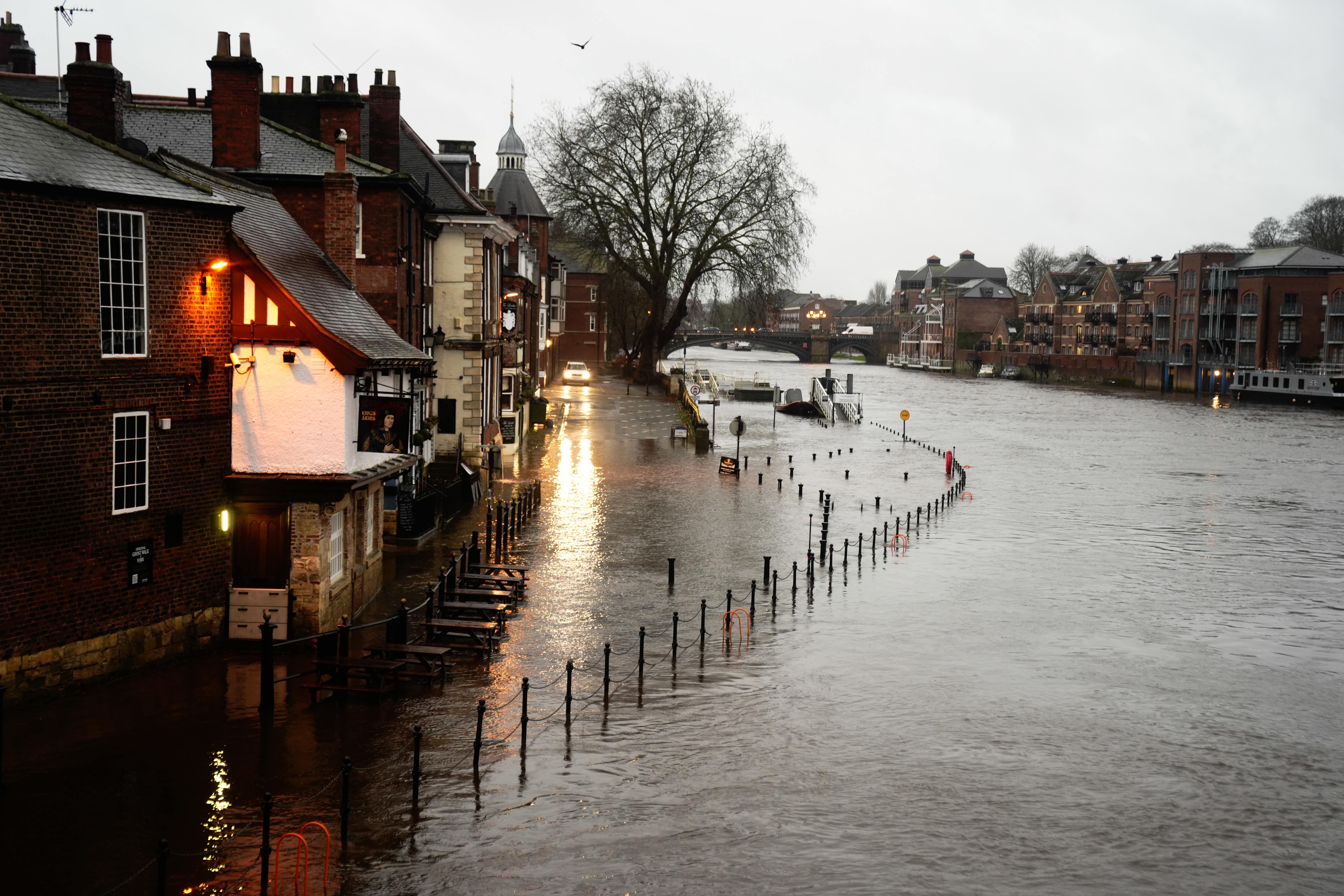 York has faced flooding (Danny Lawson/PA)