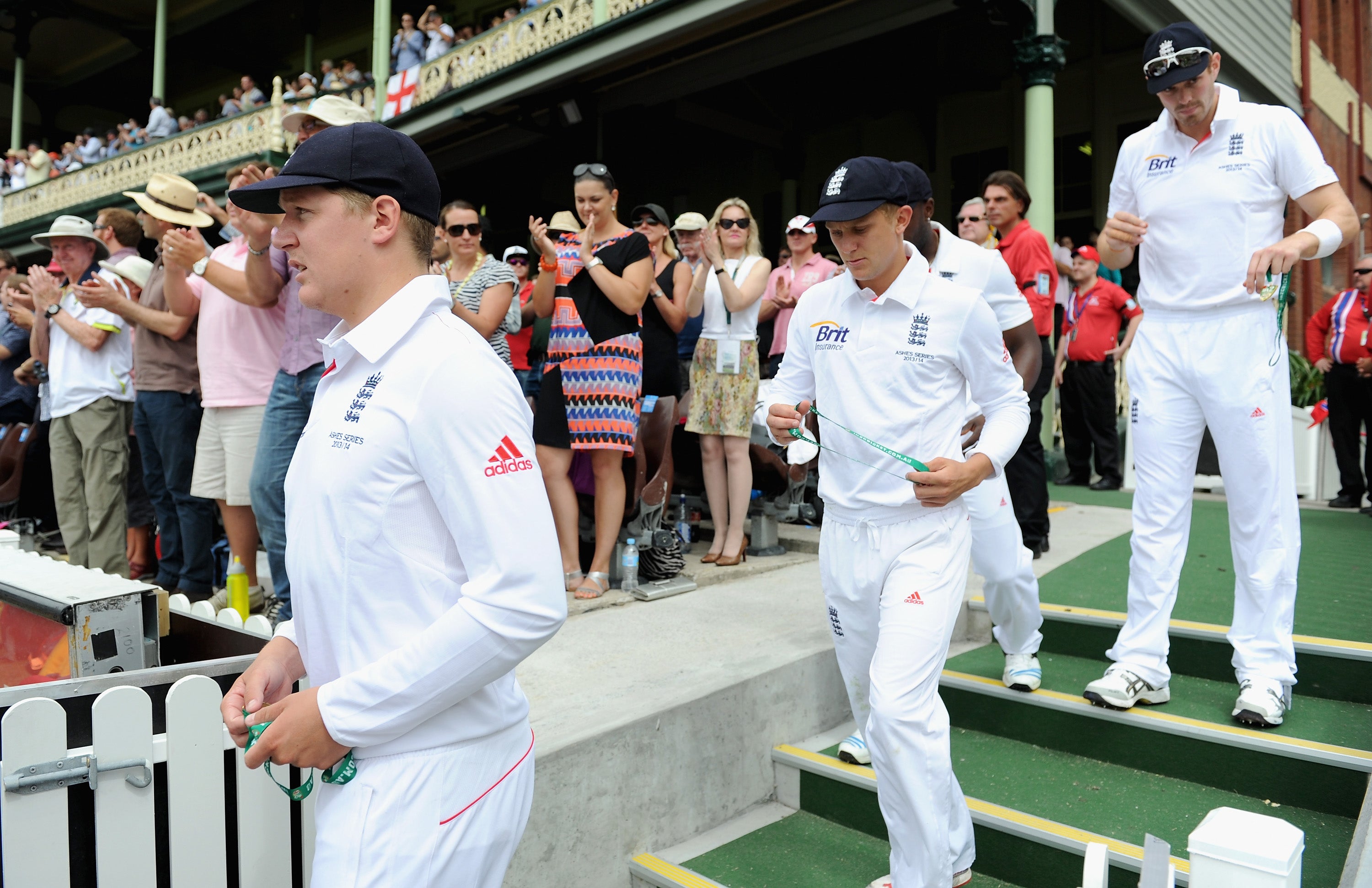 England handed out three debuts at Sydney in 2014