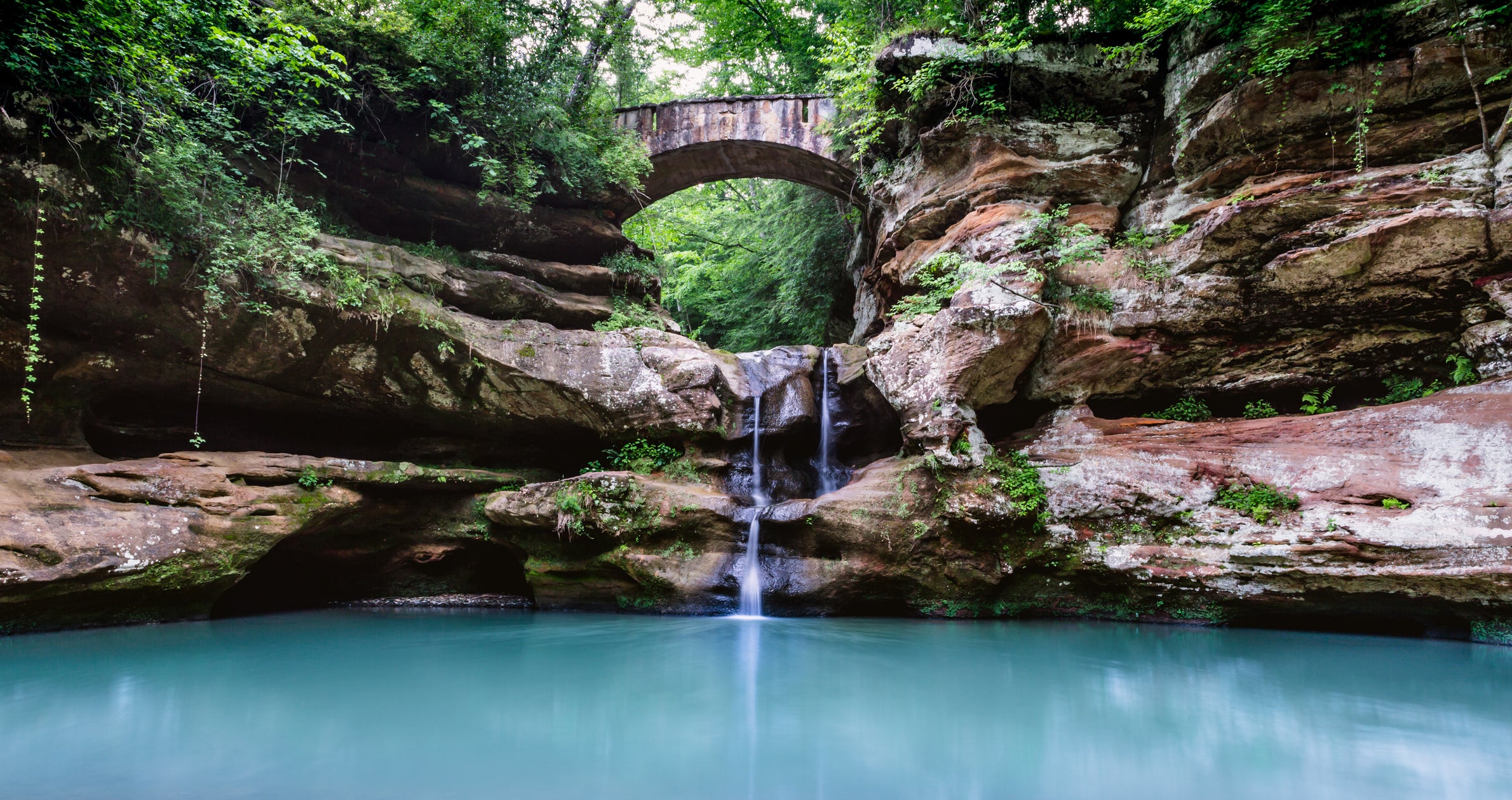 Hocking Hills State Park’s photogenic Old Man’s Cave area