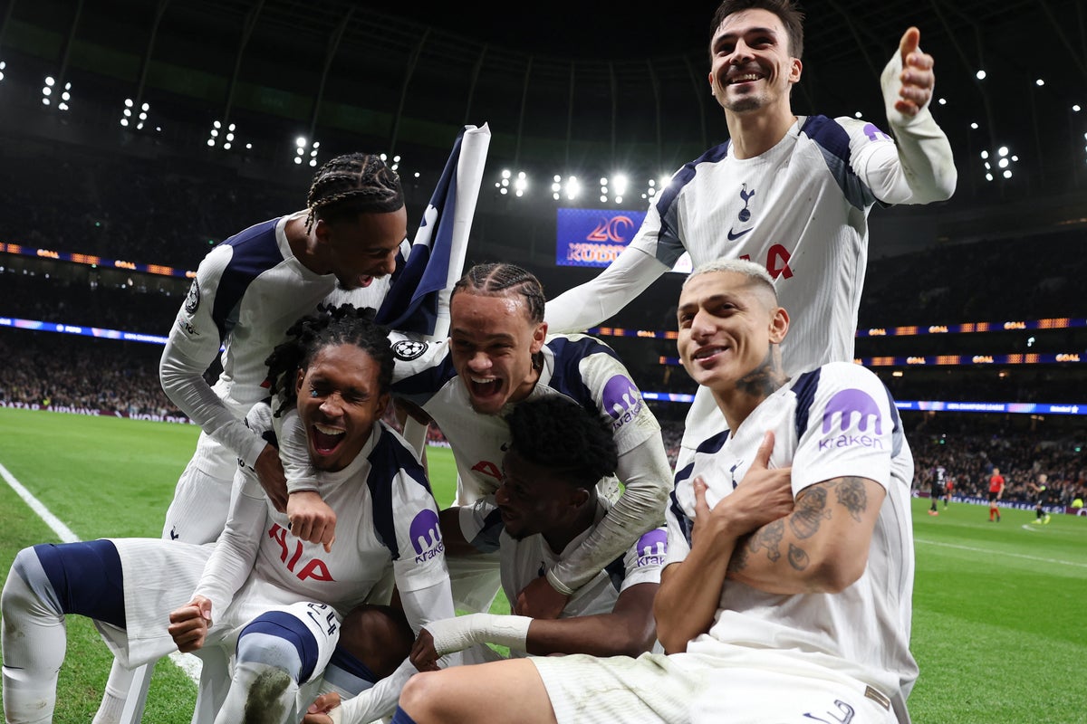 Tottenham continue winning momentum with cruising victory over Slavia Prague