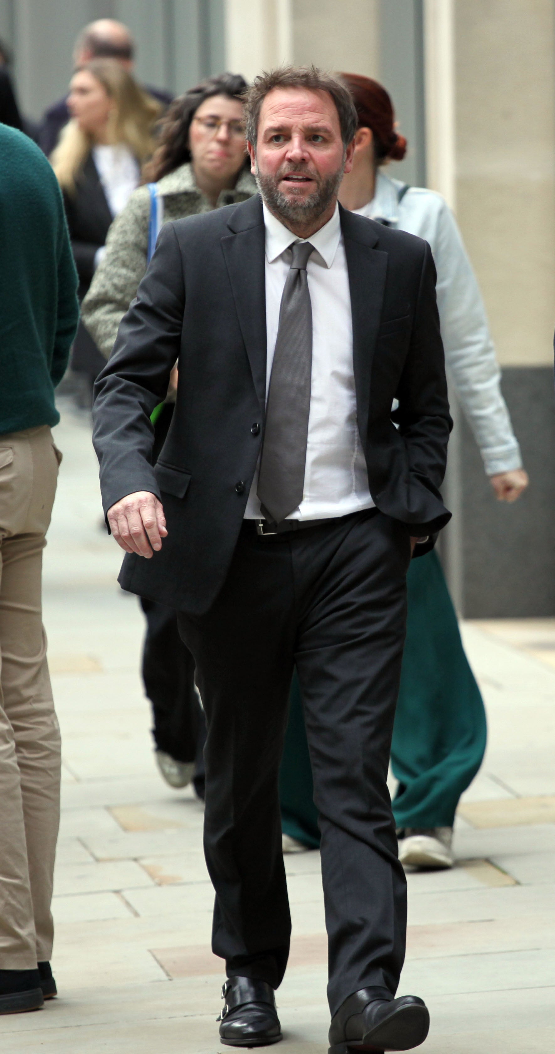 Lee Gibson outside the Court of Appeal where his case was heard