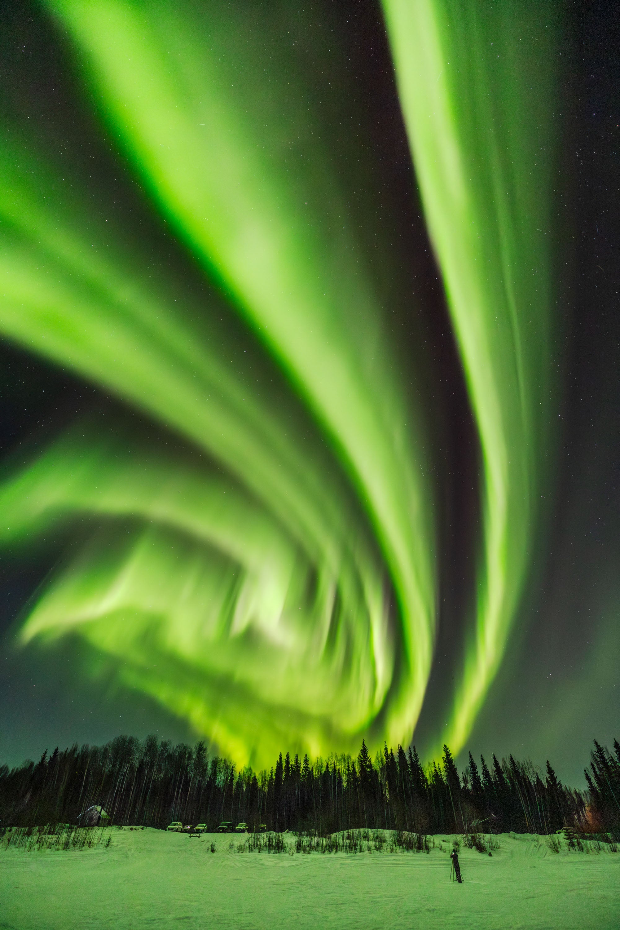 <p>American photographers have been producing out-of-this-world photos of the Northern Lights</p>