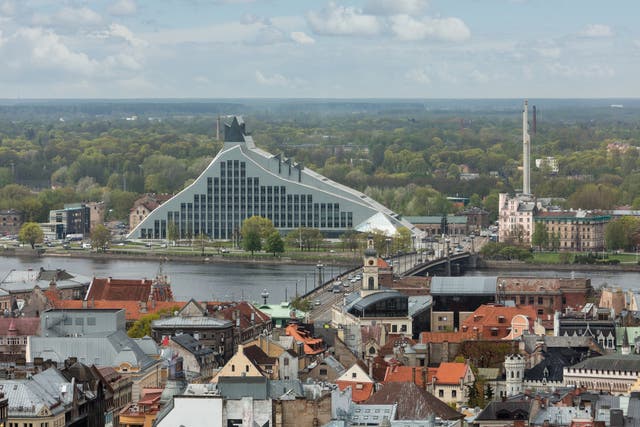 <p>The National Library is known as the ‘Castle of Light’, serving as a symbol of Riga’s ambition</p>