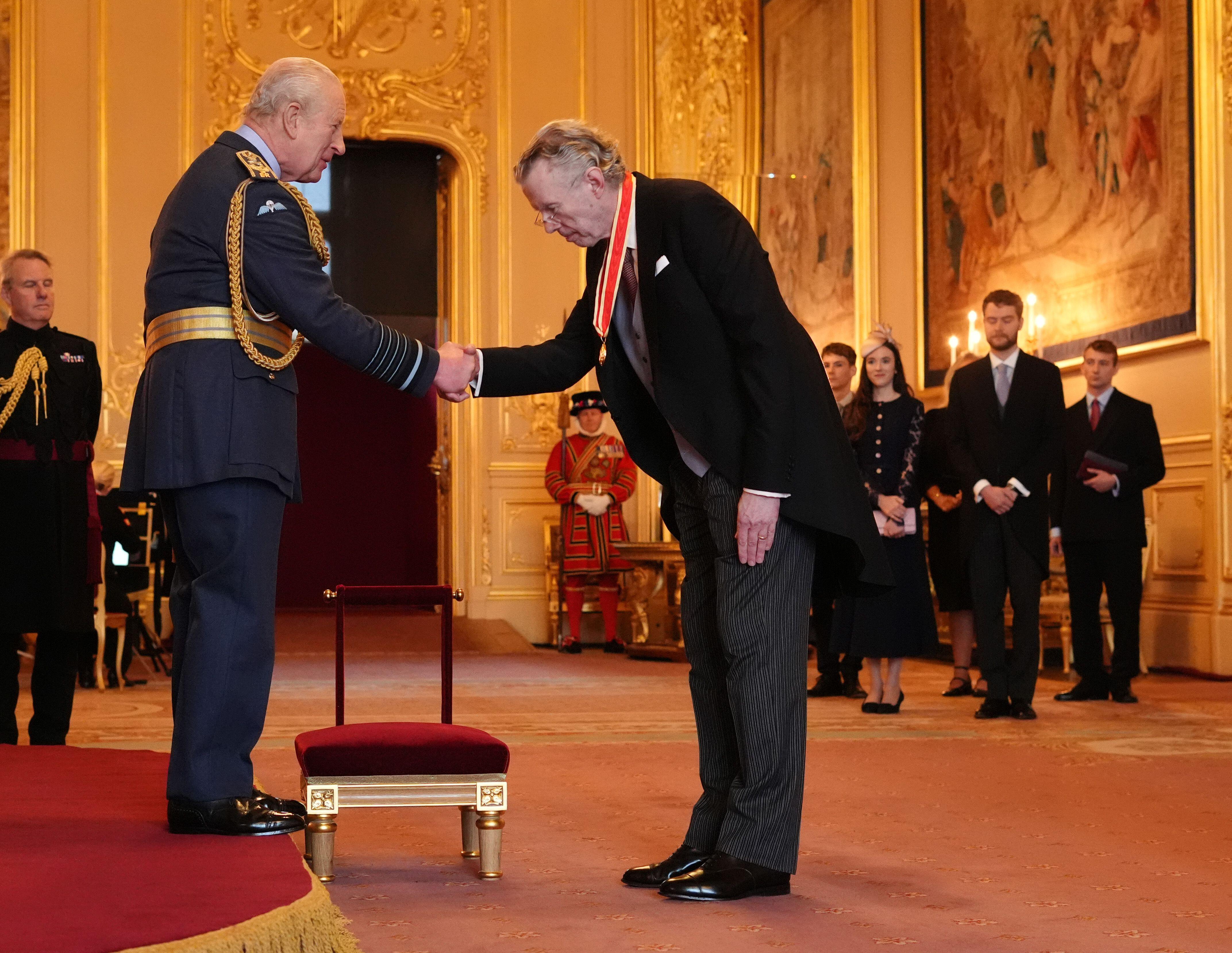The King made the honour at Windsor Castle