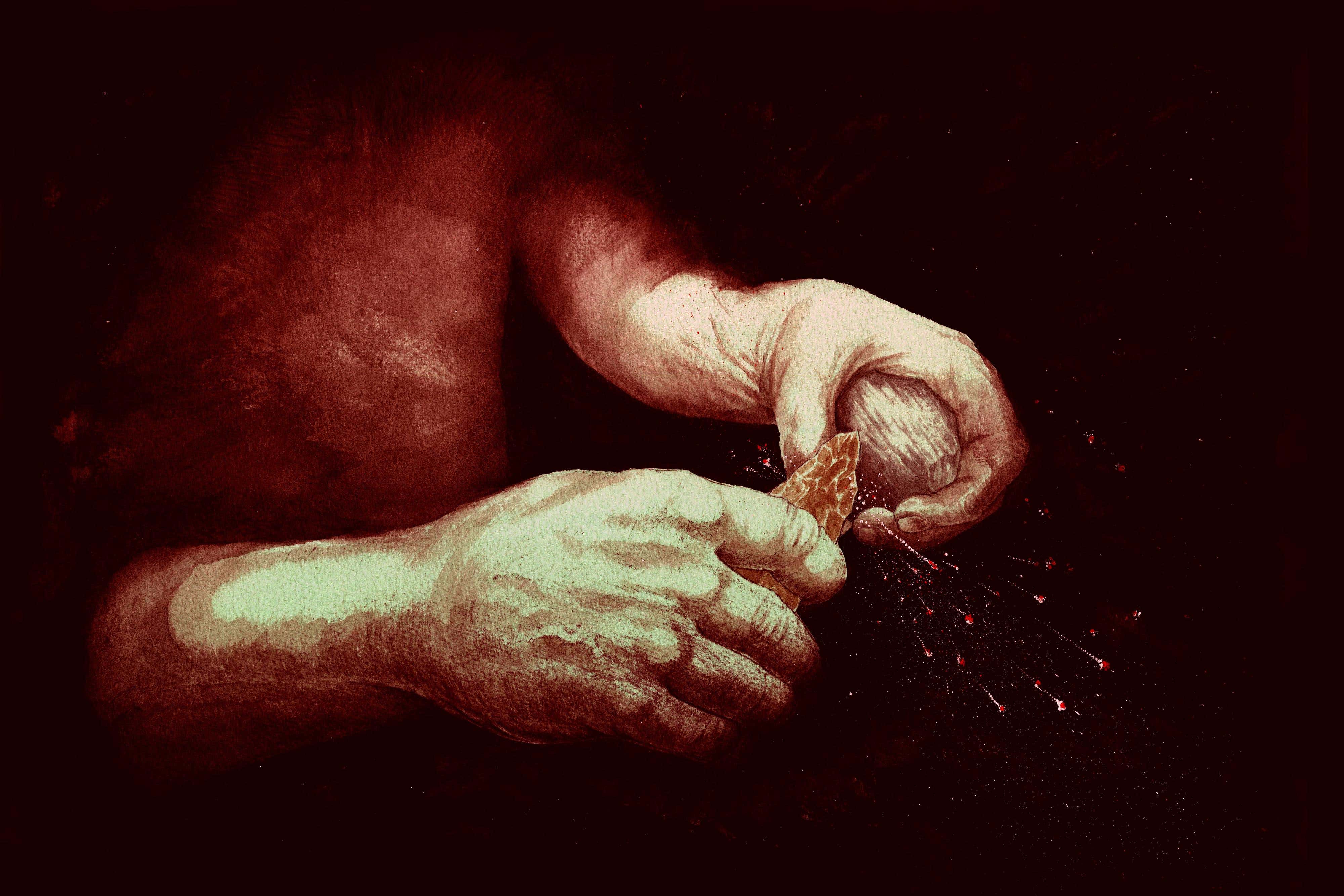 Humans struck sparks from flint and pyrite (Craig Williams/ The Trustees of the British Museum/PA)