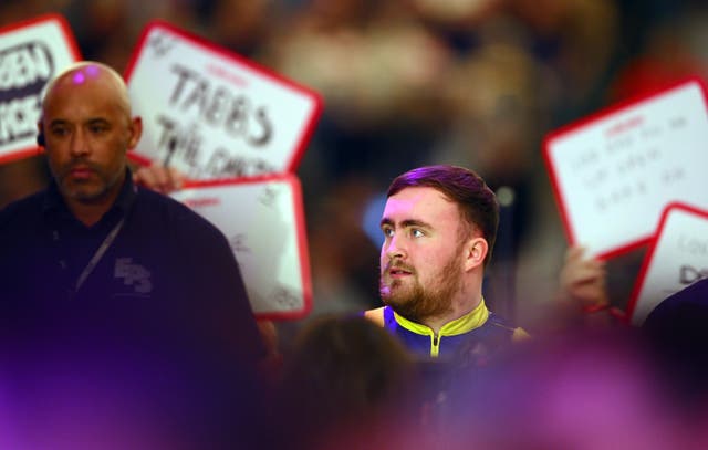 <p>Luke Littler is the man everyone wants to beat at Alexandra Palace over the coming weeks</p>