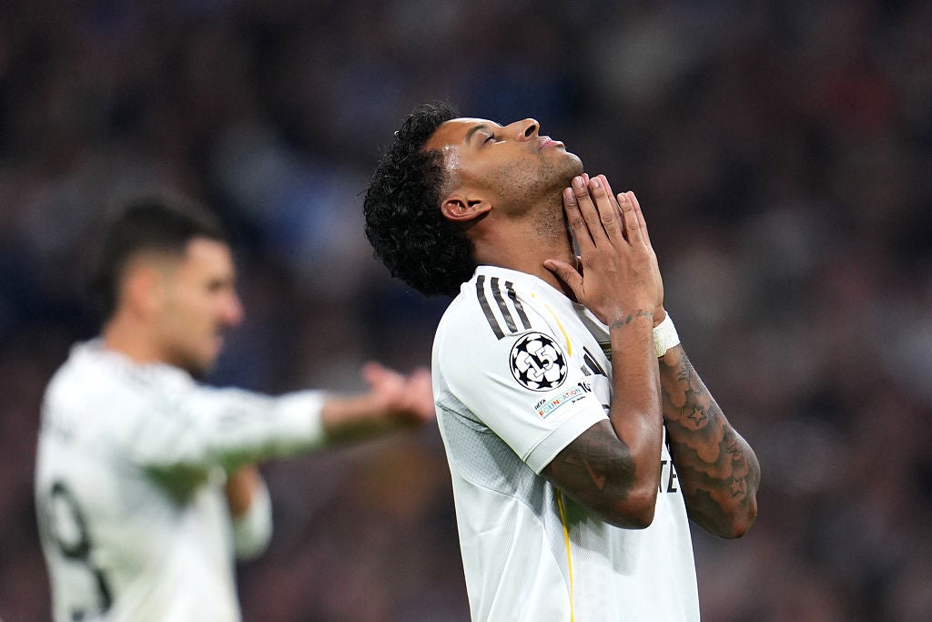 Rodrygo has struggled under Alonso but initially appeared to save his manager’s skin with his first goal of the season