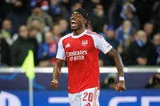 Arsenal maintain perfect Champions League record with dominant win over Club Brugge
