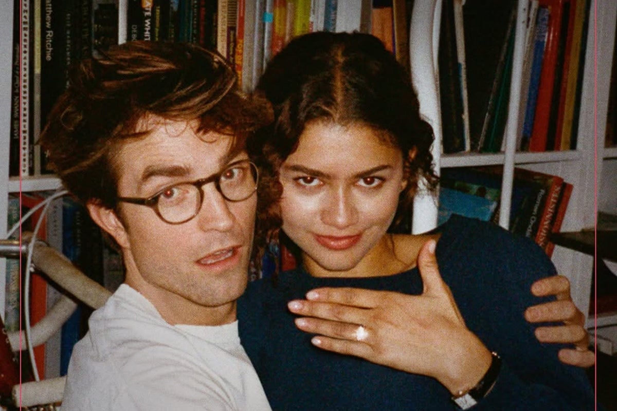 Image for Robert Pattinson and Zendaya ‘get engaged’ with fake notice in Boston Globe newspaper