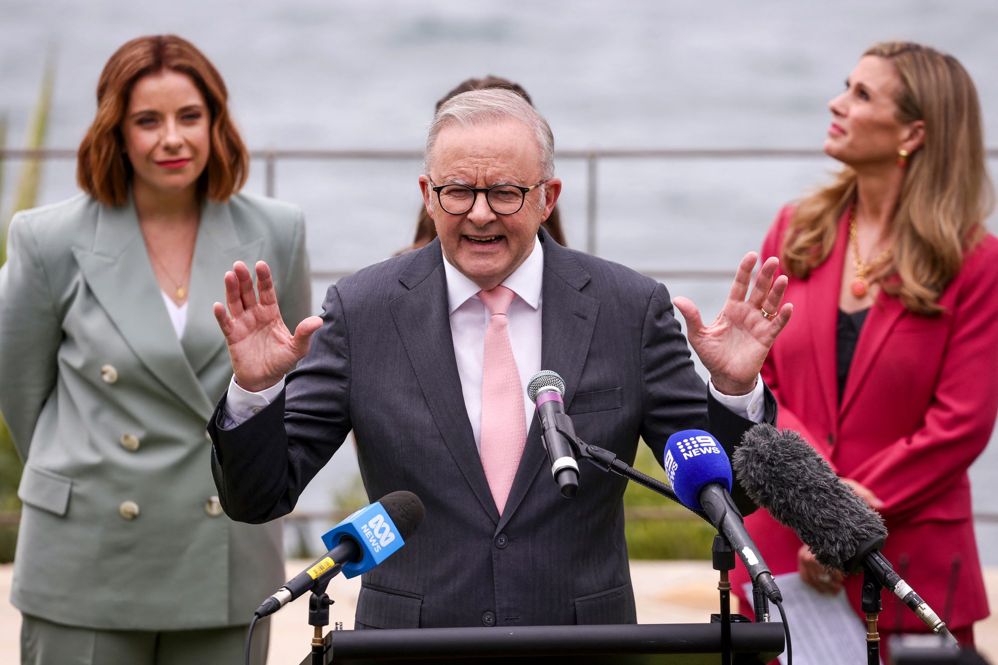 Anthony Albanese speaks during an official function to mark the start of Australia's social media reform at Kirribilli House in Sydney on 10 December 2025