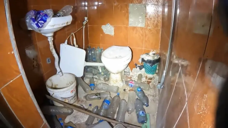 Grisly conditions inside a Hamas tunnel under Gaza