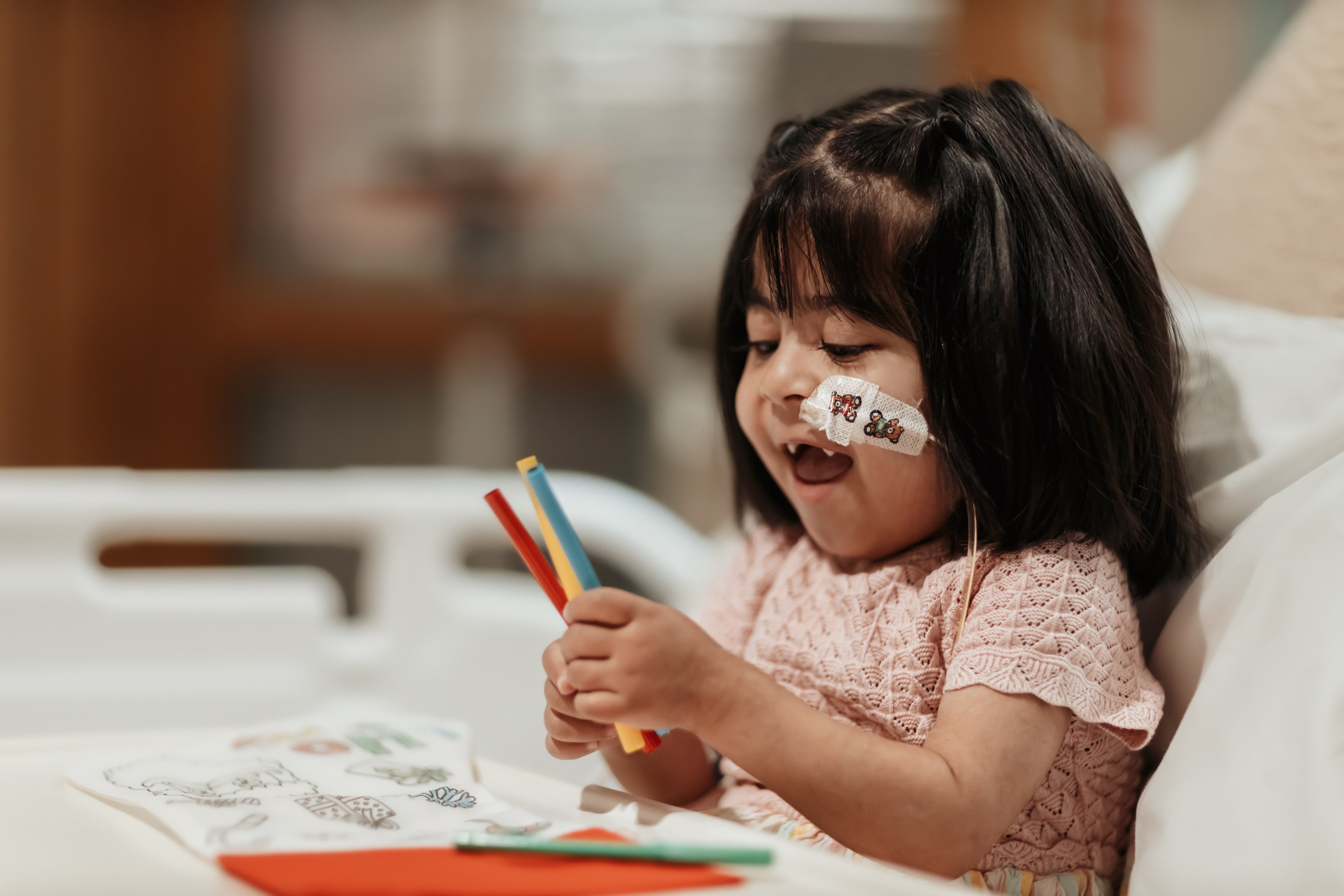 Zarwa even took part in Great Ormond Street’s Christmas TV advert