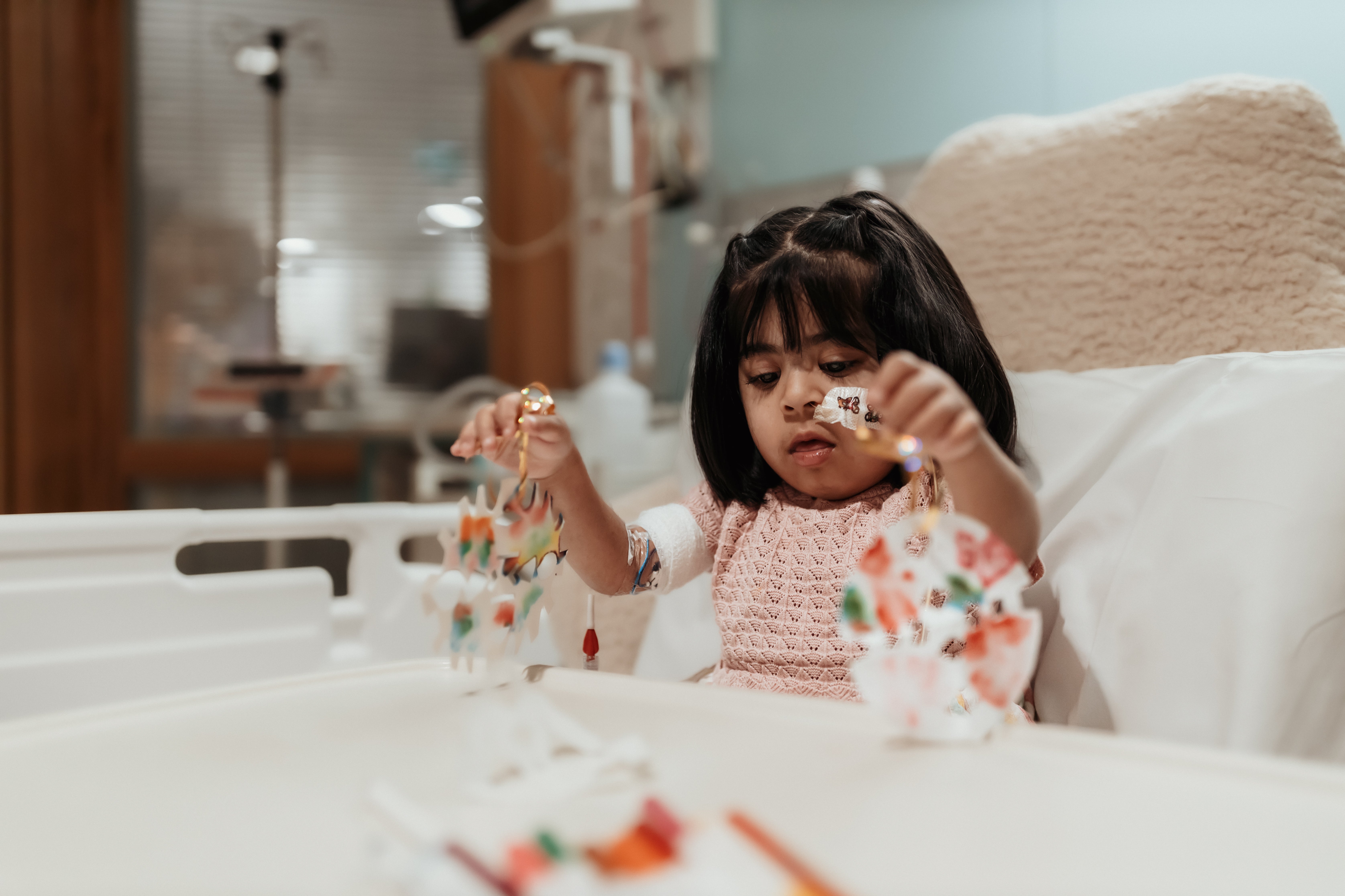 Zarwa has spent most of her Christmases in hospital