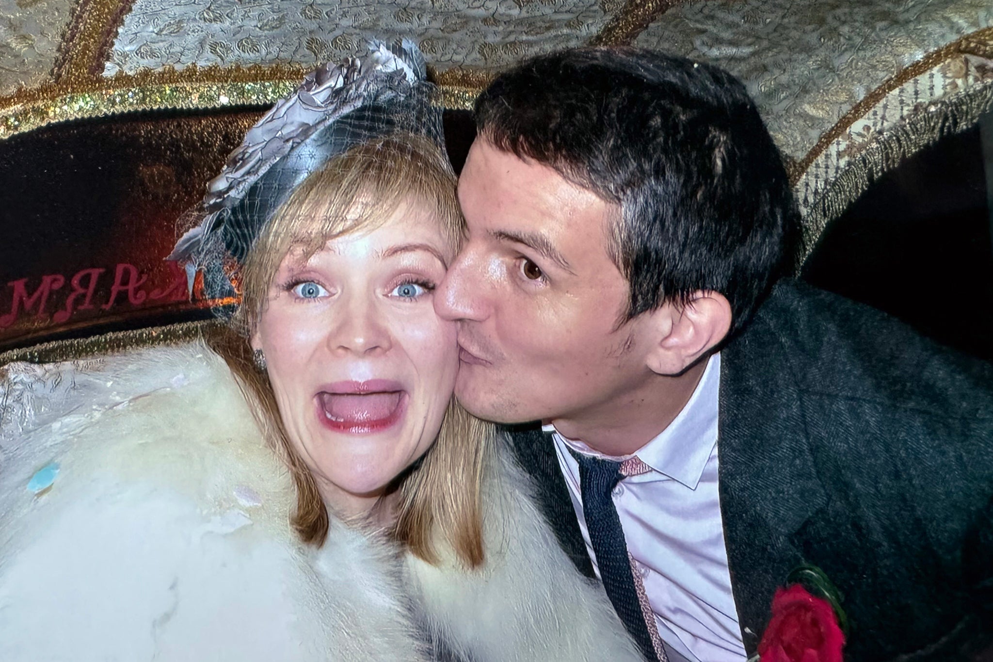 Victoria Young with her new husband Tom