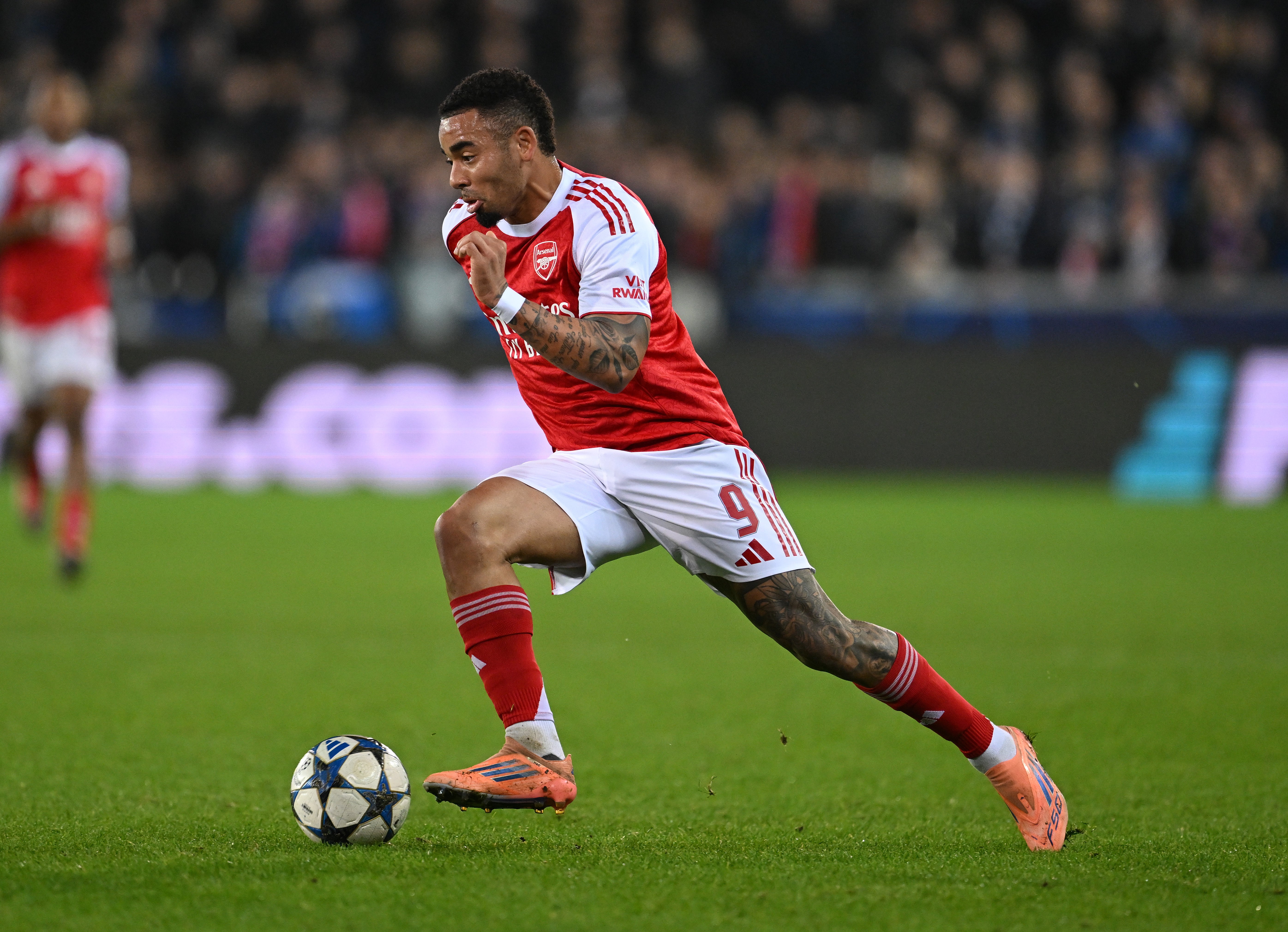 Gabriel Jesus returned from 11 months out on Wednesday