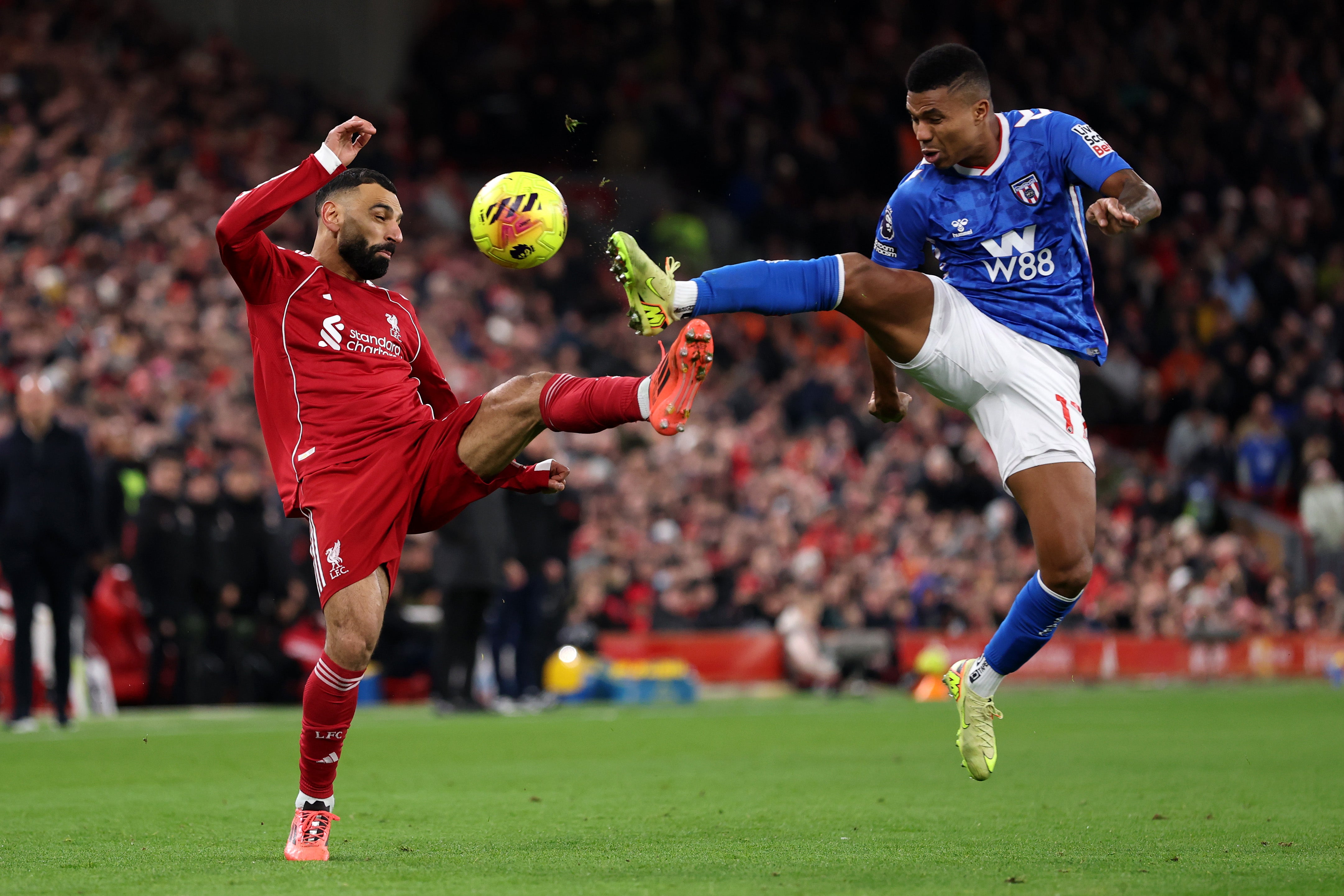 Salah last played for the Reds on 3 December, coming off the bench in the 1-1 draw with Sunderland
