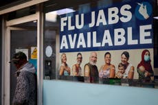 Where in the UK is most affected by the flu surge as pressure mounts on hospitals