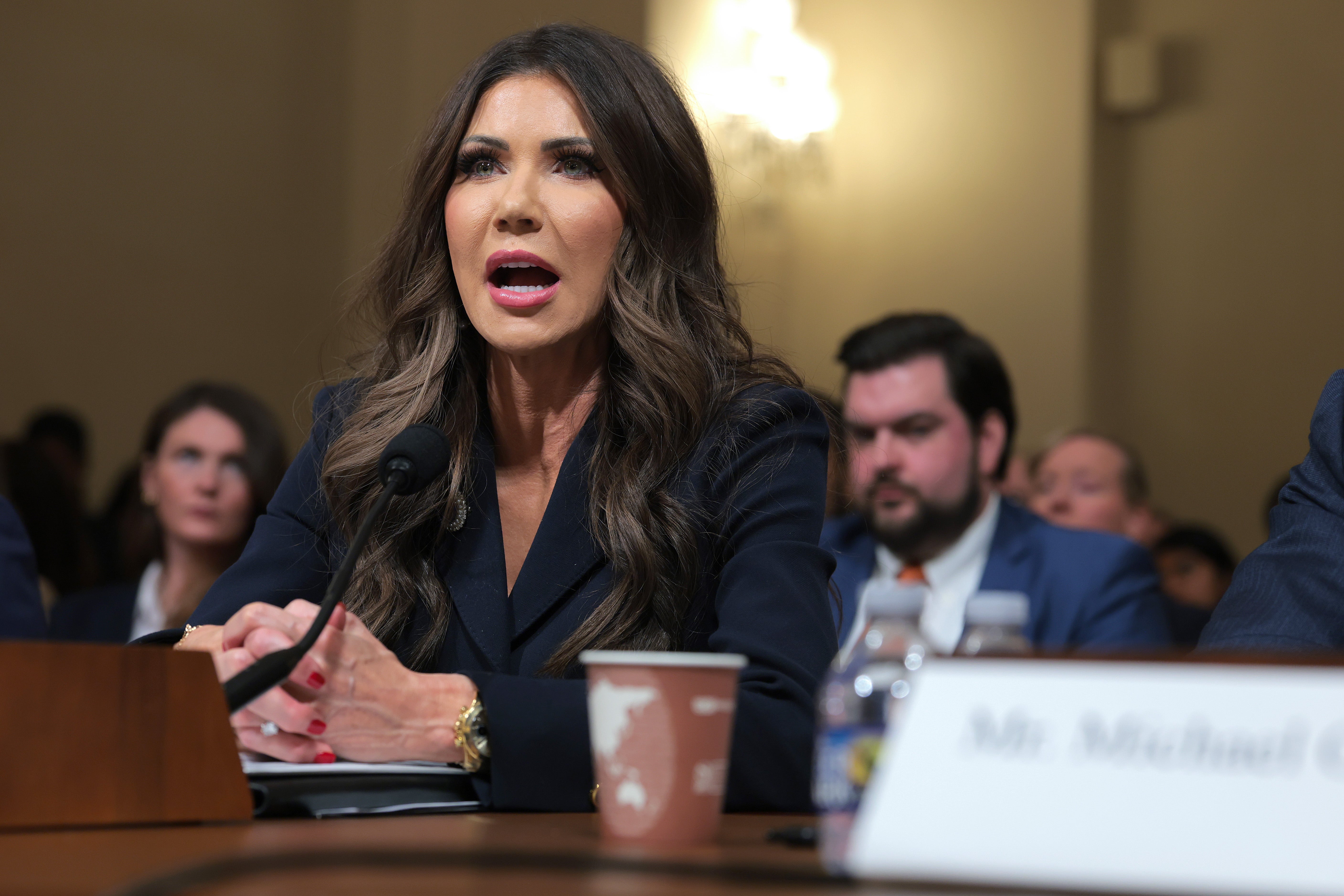 Under Secretary Kristi Noem, Immigration and Customs Enforcement is working with the White House to push out social media videos of confrontations and arrests, a new report reveals