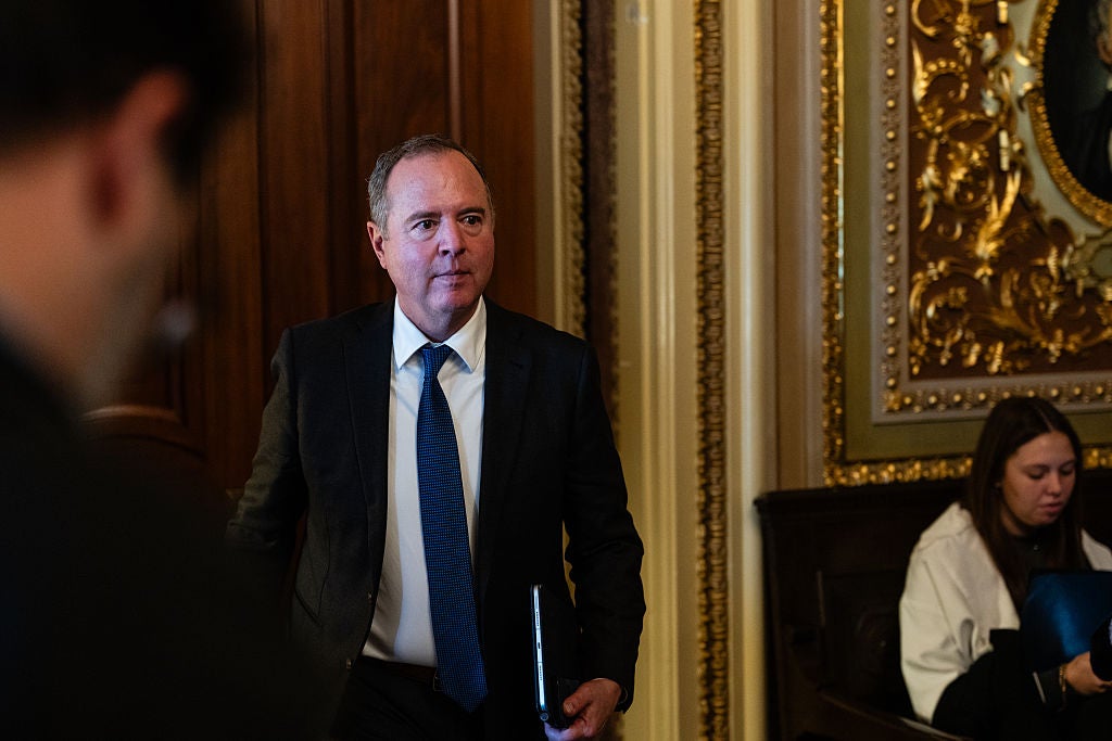 Democrats including Sen. Adam Schiff blamed Republicans for not negotiating with them during the shutdown in October and November